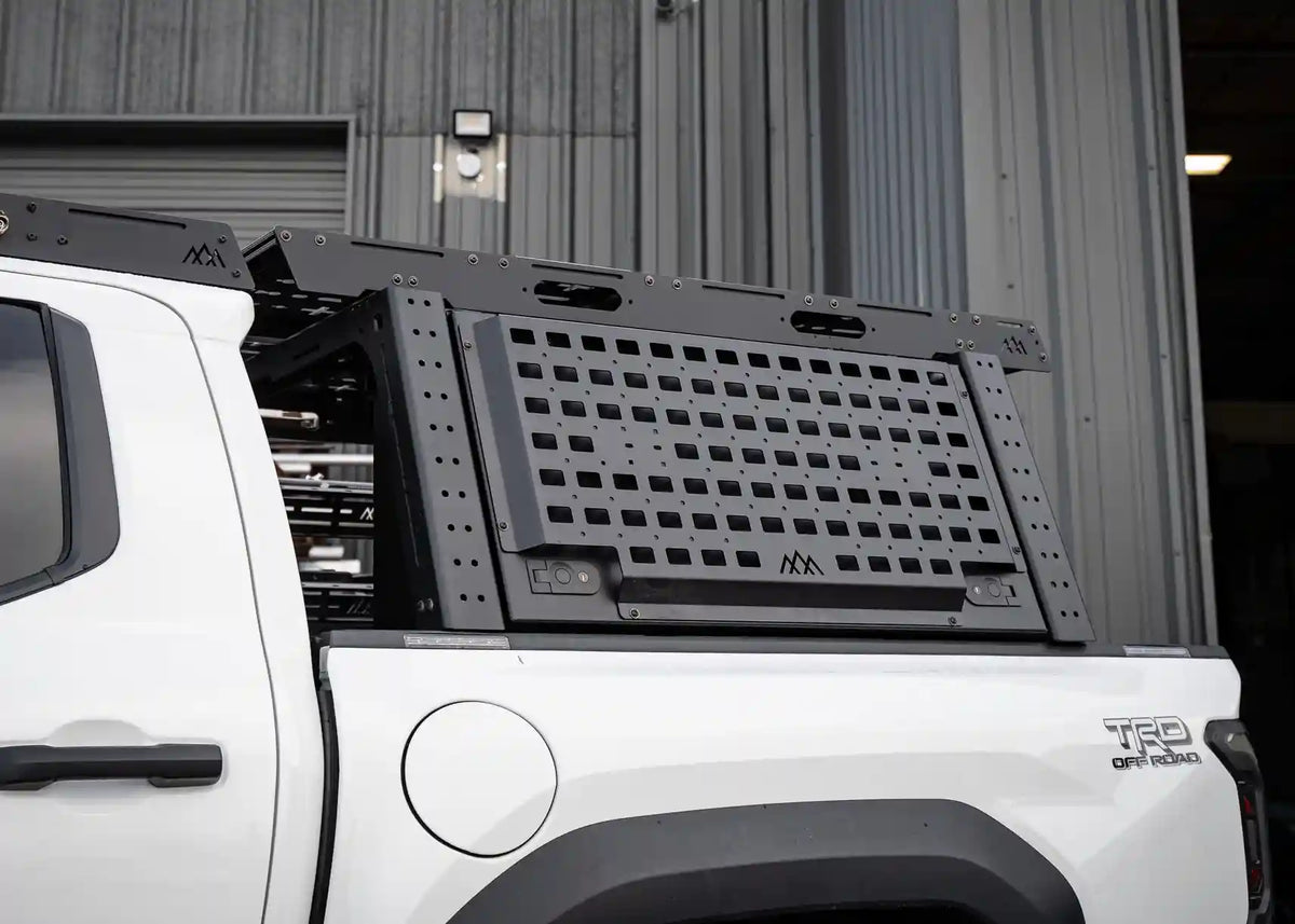 toyota-tacoma-aluminum-bed-rack-storage-box-molle-panels - NVMOS