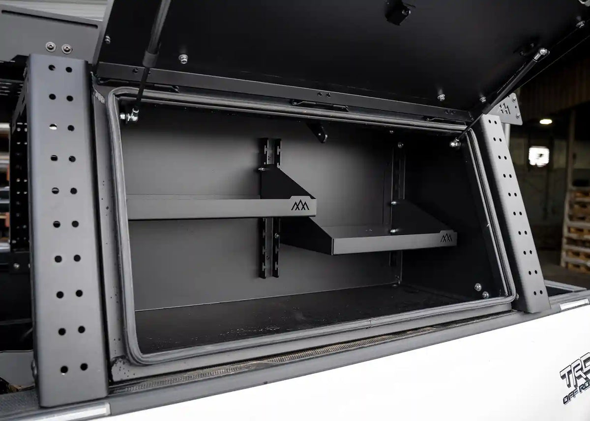 toyota-tacoma-bed-rack-storage-system-bundle-storage-box-interior - NVMOS