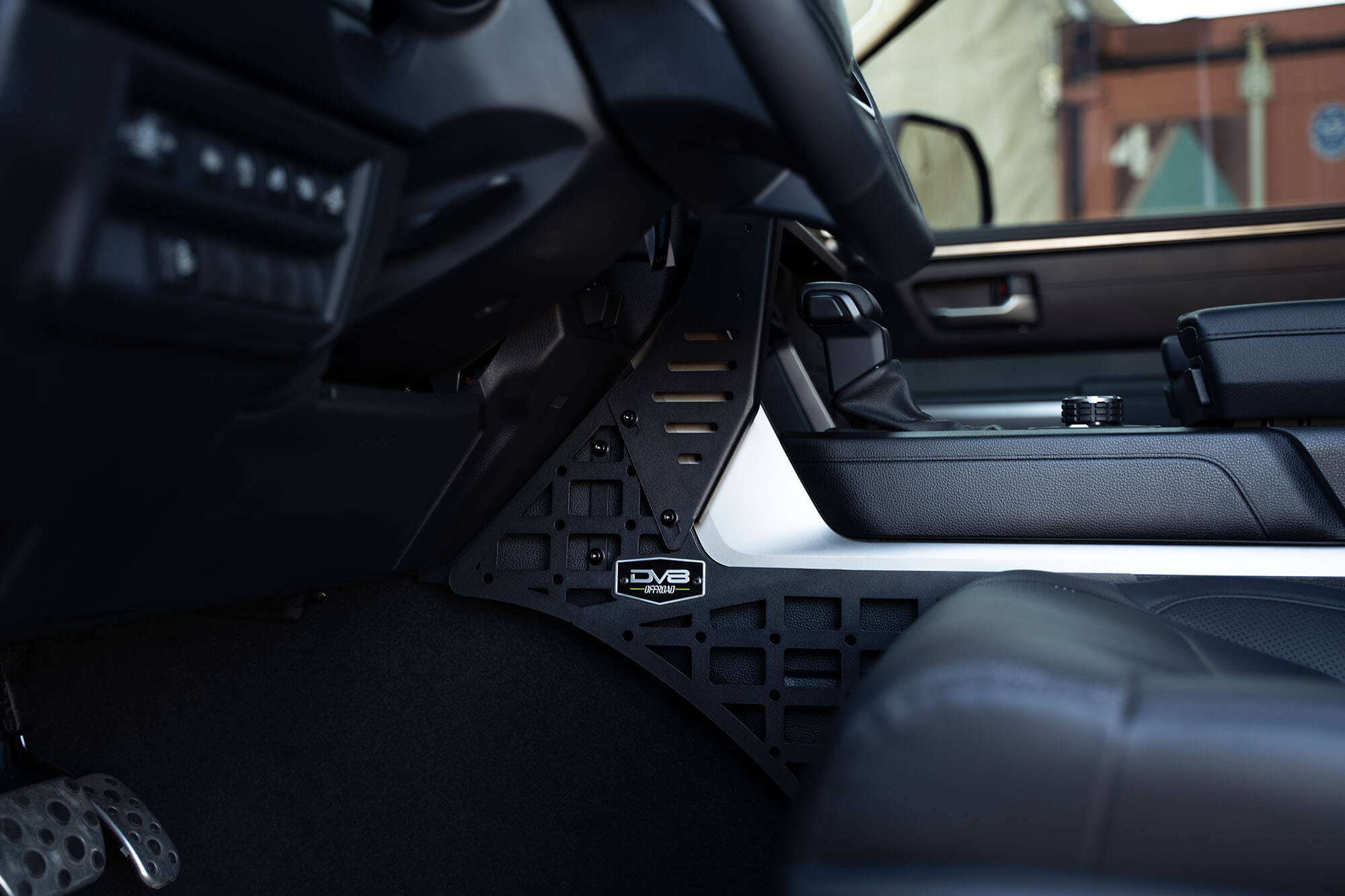 toyota-tundra-center-console-molle-panels-device-mount - NVMOS