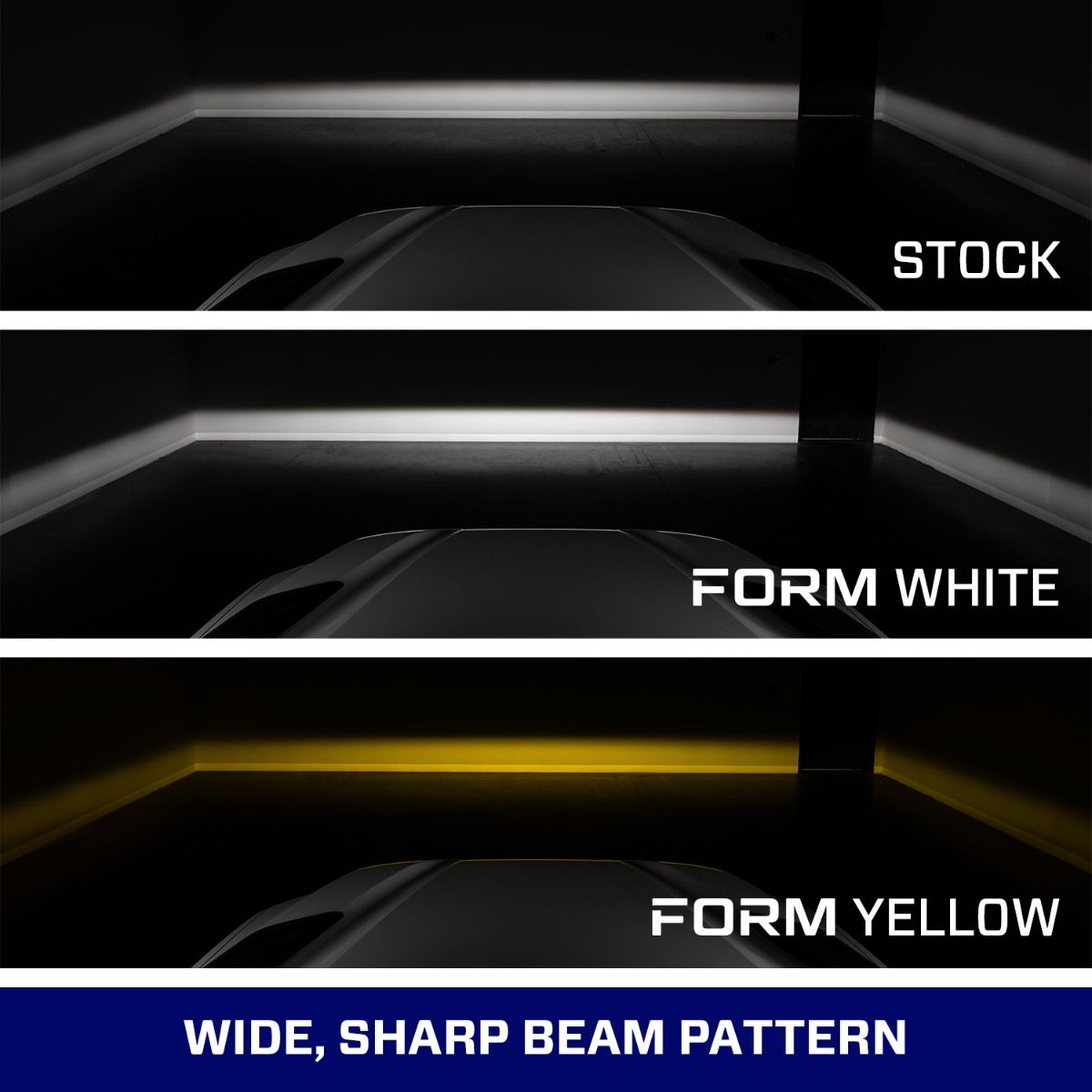 FORM Lighting Toyota LED Fog Lights (pair) - 4th Gen Tacoma, 3rd Gen Tundra, 3rd Gen Sequoia