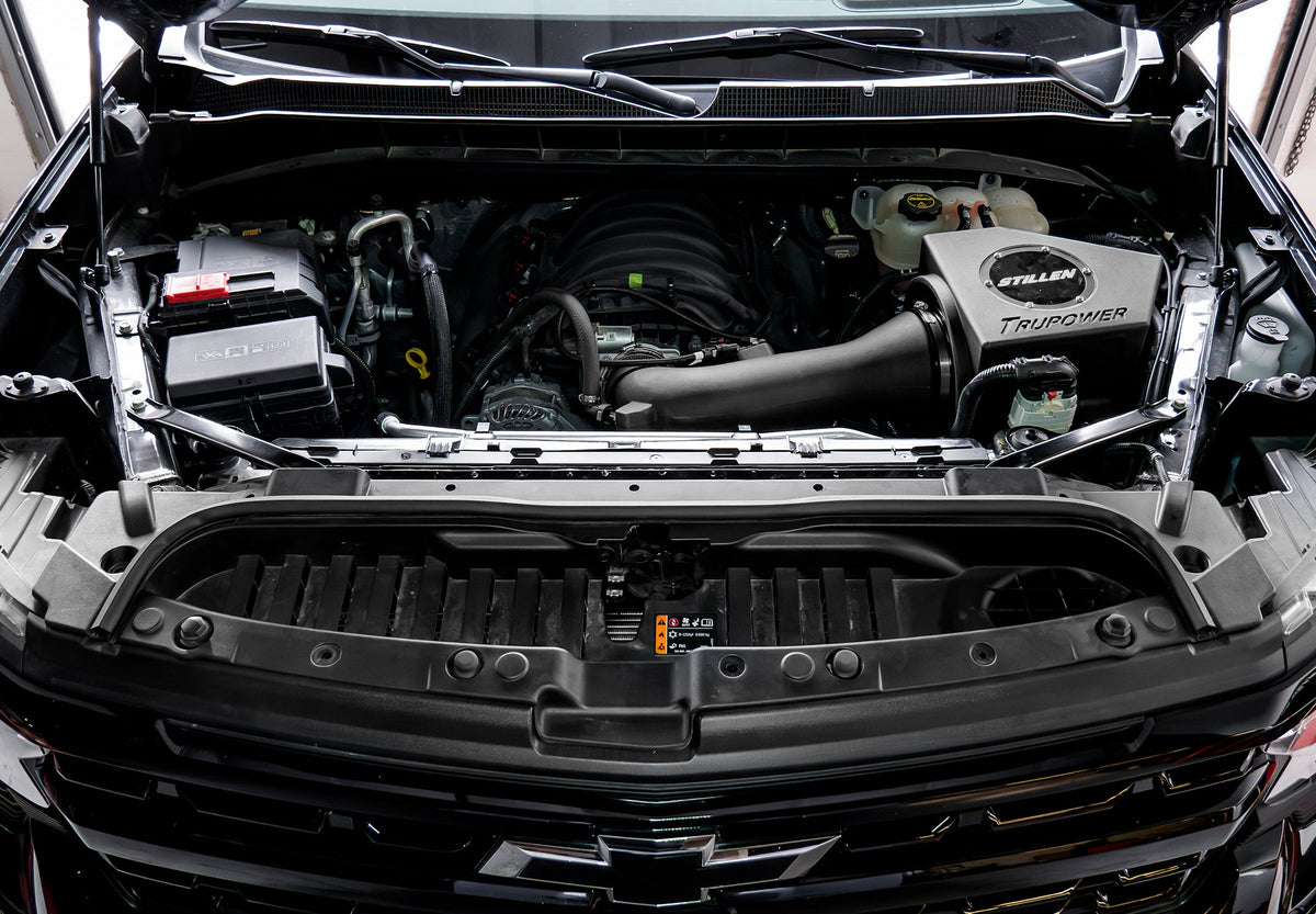 STILLEN TruPower cold air intake for 2019+ Chevy Silverado 1500 and GMC Sierra 1500 5.3L and 6.2L V8