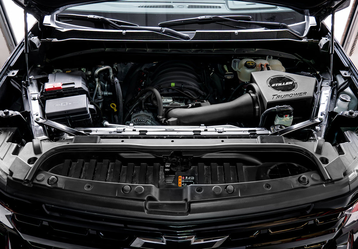 STILLEN TruPower cold air intake for 2019+ Chevy Silverado 1500 and GMC Sierra 1500 5.3L and 6.2L V8