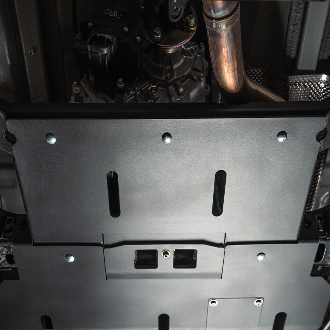 Cali Raised LED Transfer Case Skid Plate For 2024+ Toyota Tacoma