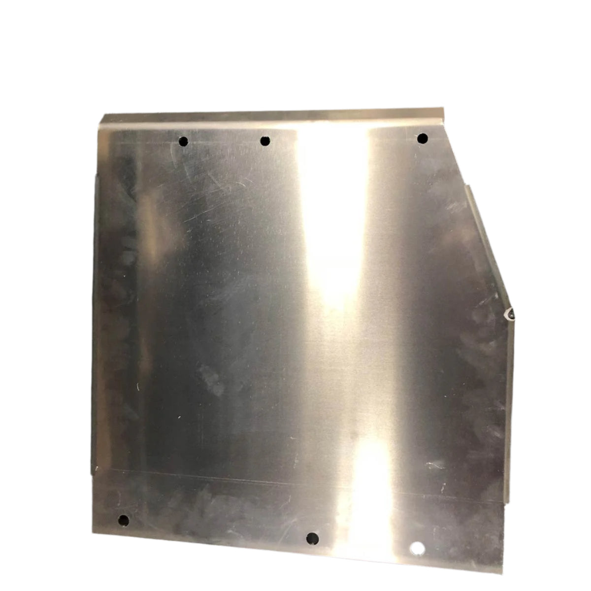 Aluminum transfer case skid plate for Jeep Gladiator JT, flat with mounting holes