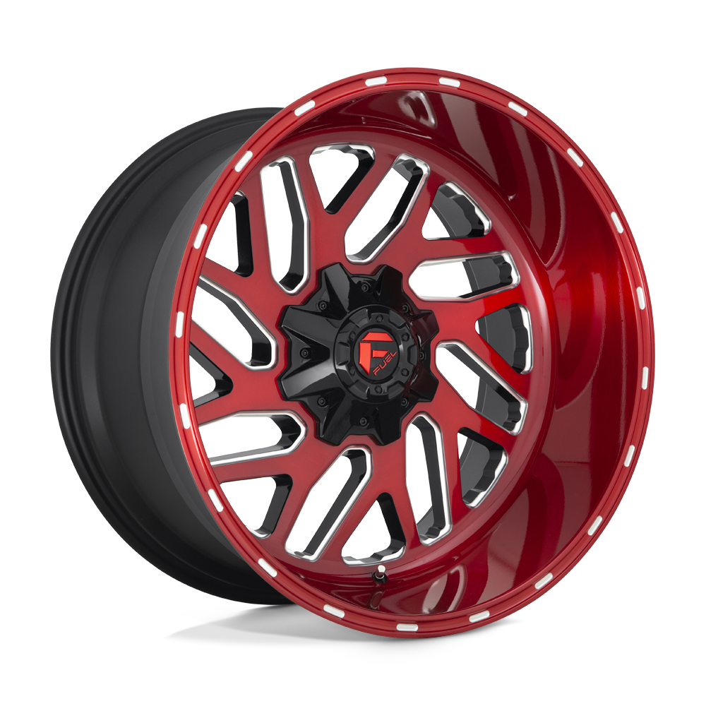 Fuel Triton D581 Candy Red Milled wheel, universal fit