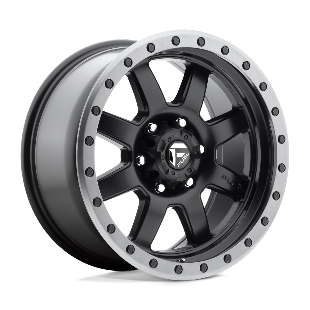 Fuel Trophy D551 Matte Black Gun Metal Ring wheel, universal fit