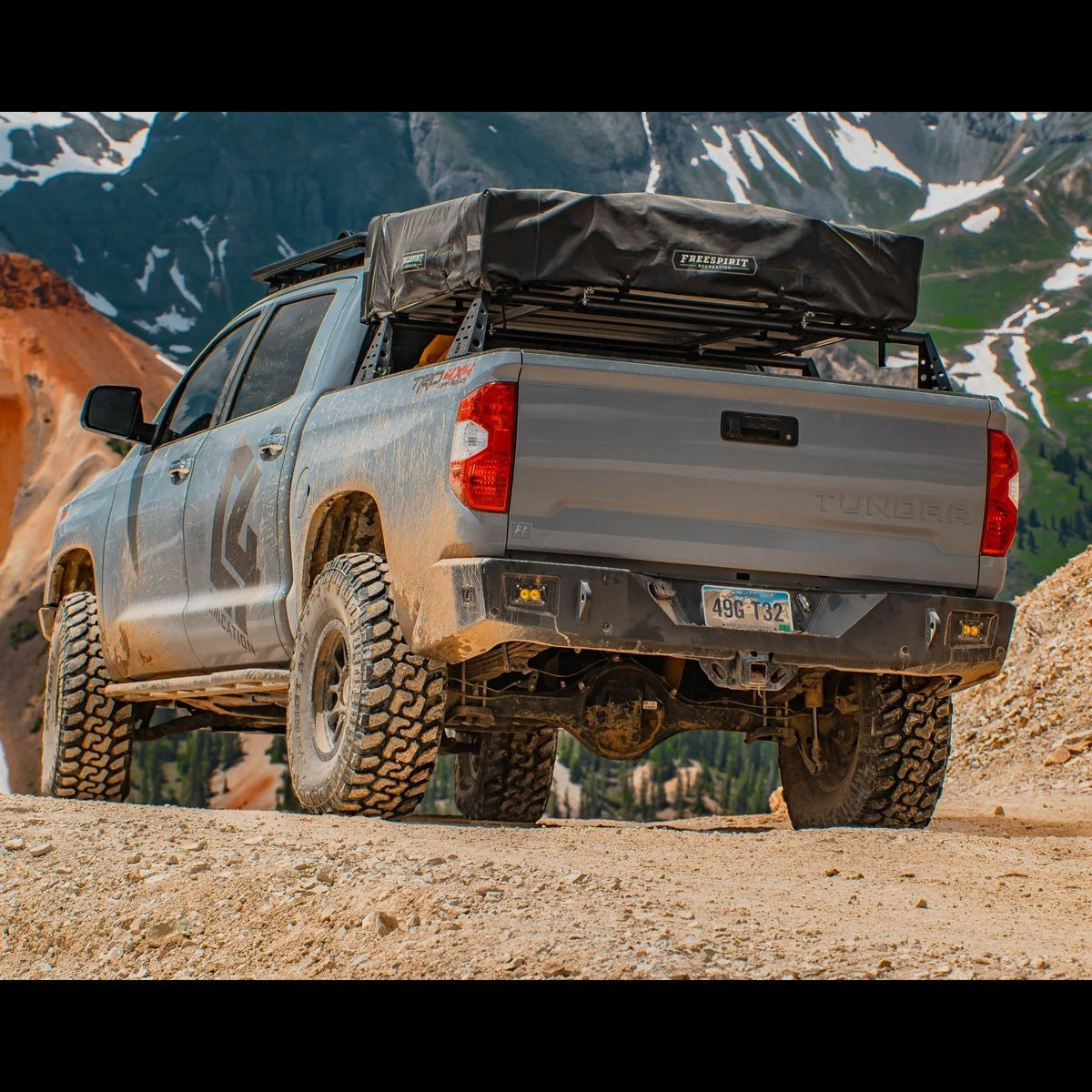 C4 Fabrication Tundra Overland Series Rear Bumper / 2nd Gen / 2014-2021