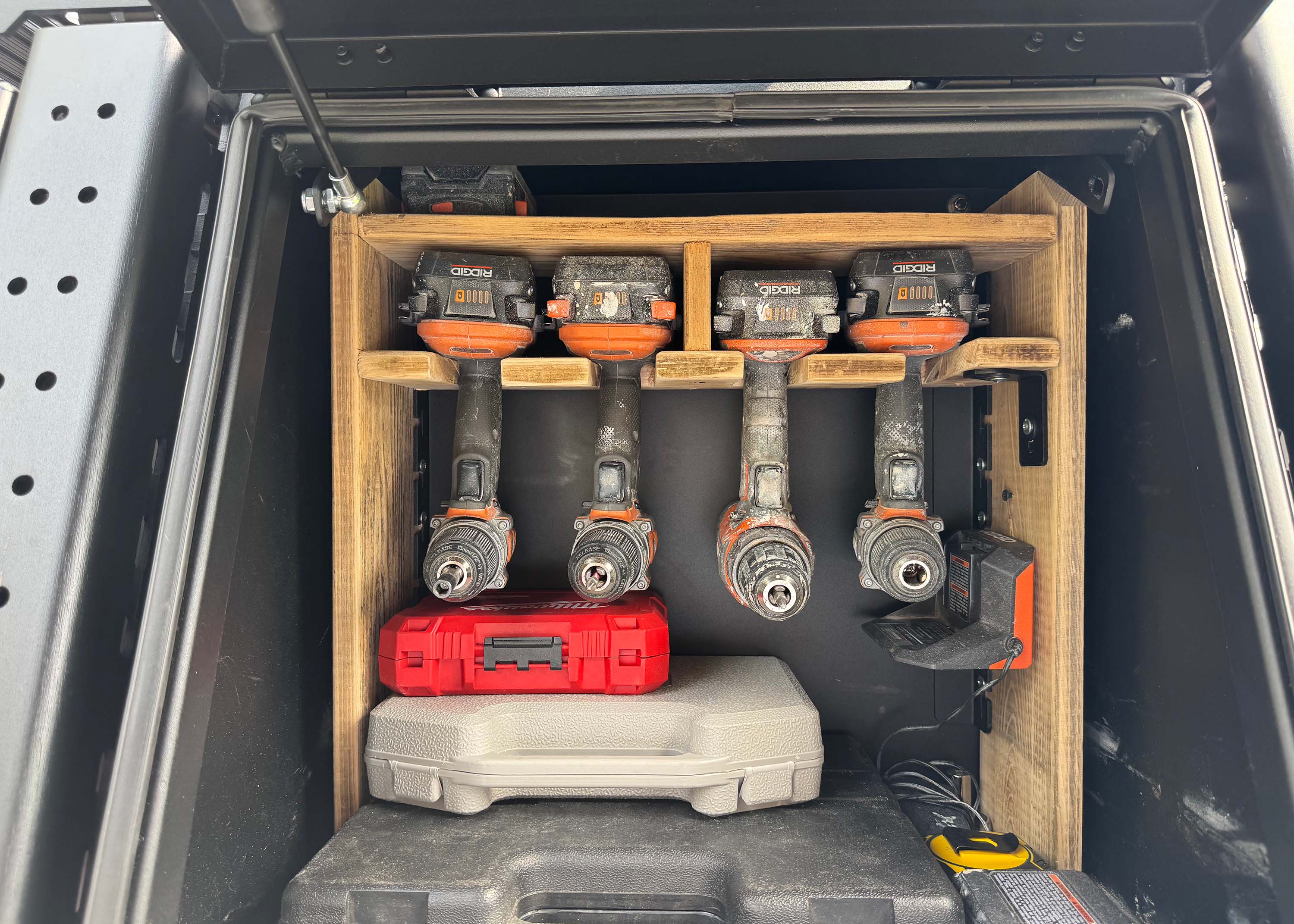 Backwoods Aluminum Bed Rack Storage Box - Toyota Tundra