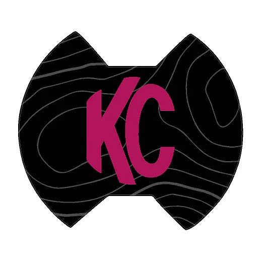 KC HiLITES 6" SlimLite LED Cover Topo Overlays - Universal