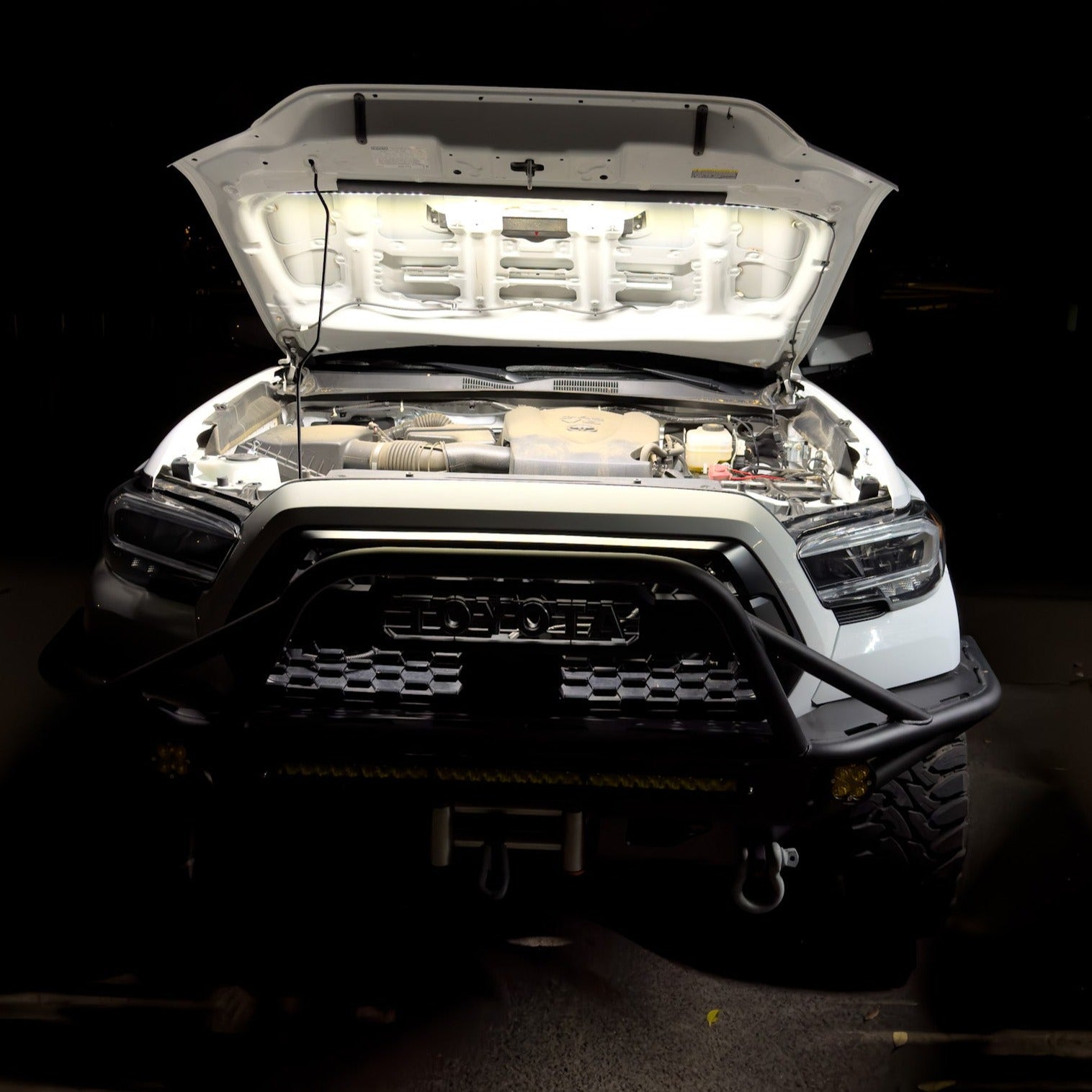 TEQ Offroad Under Hood LED Light Kit for ALL MAKES and Toyotas (4Runners, Tacomas, Sequoias, Tundras, LC, FJ, GX)