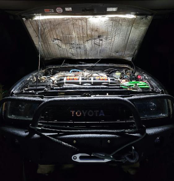 TEQ Offroad Under Hood LED Light Kit for ALL MAKES and Toyotas (4Runners, Tacomas, Sequoias, Tundras, LC, FJ, GX)