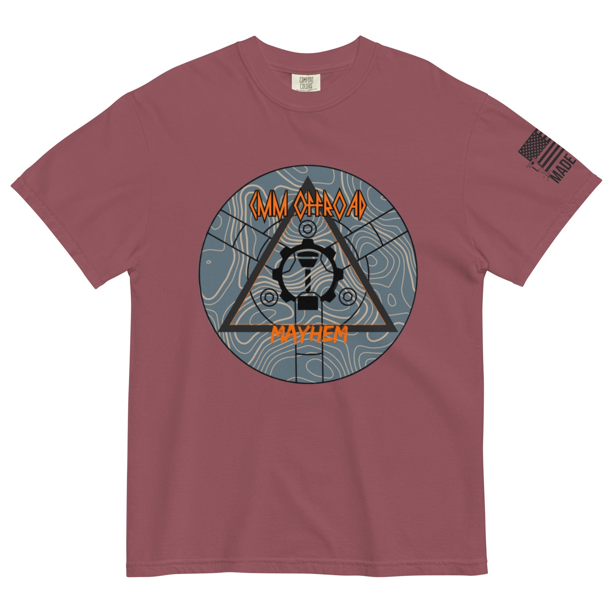 unisex-garment-dyed-heavyweight-t-shirt-brick-front-6743c85c1efde - NVMOS