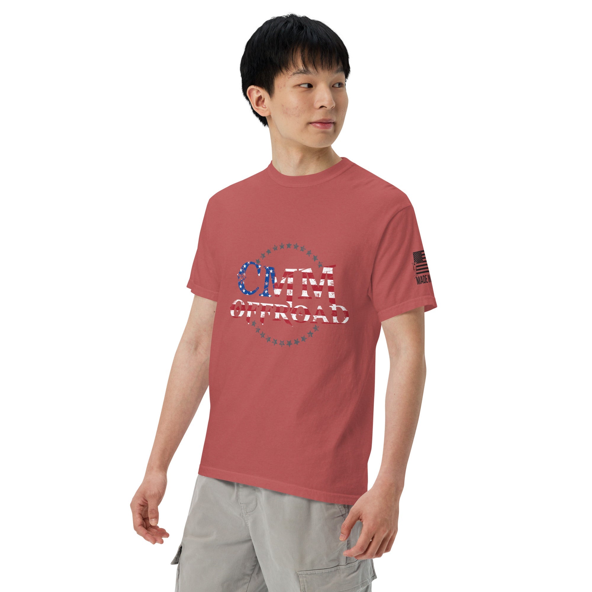 unisex-garment-dyed-heavyweight-t-shirt-crimson-left-front-6743c1a324304 - NVMOS