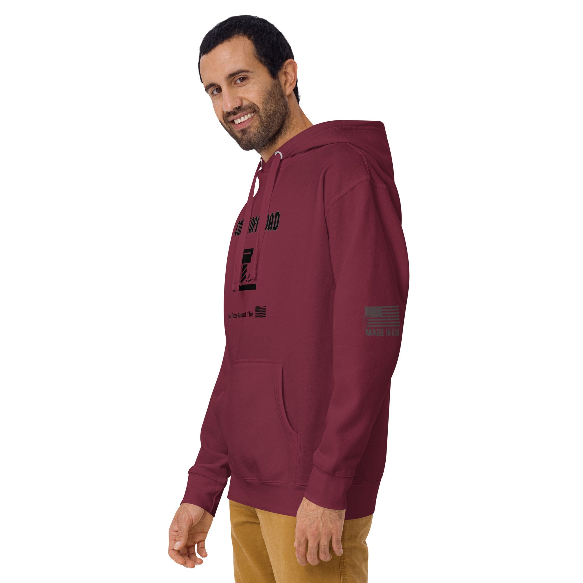 unisex-premium-hoodie-maroon-left-front-6743b2de2fac3 - NVMOS
