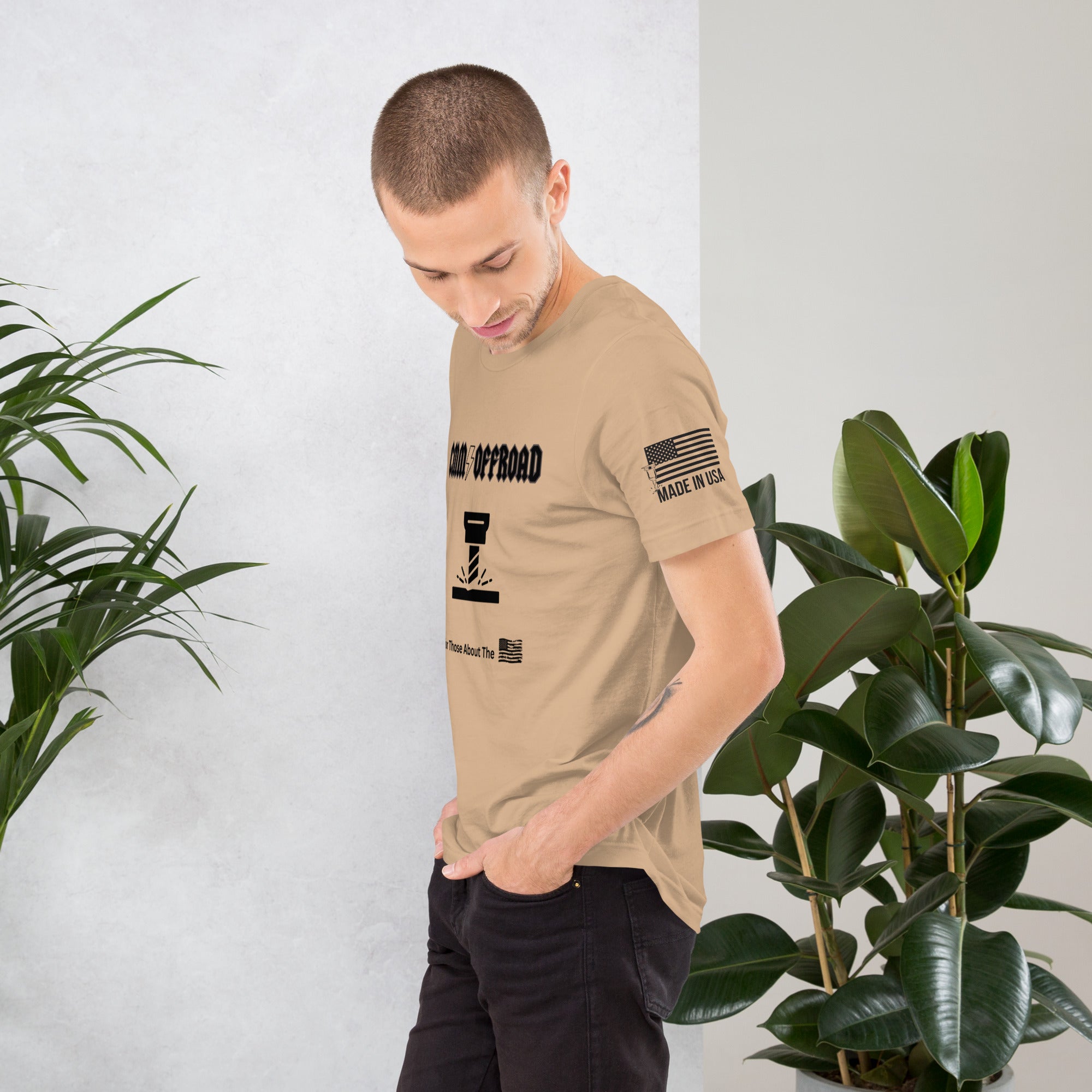 unisex-staple-t-shirt-tan-left-6743a92975a2d - NVMOS