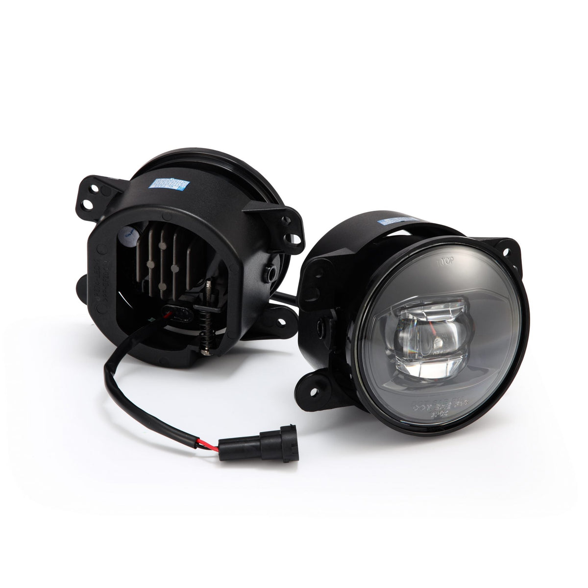 AlphaRex DoubleTap Dual-Color LED Projector Fog Lights for Jeep Wrangler / Jeep Gladiator