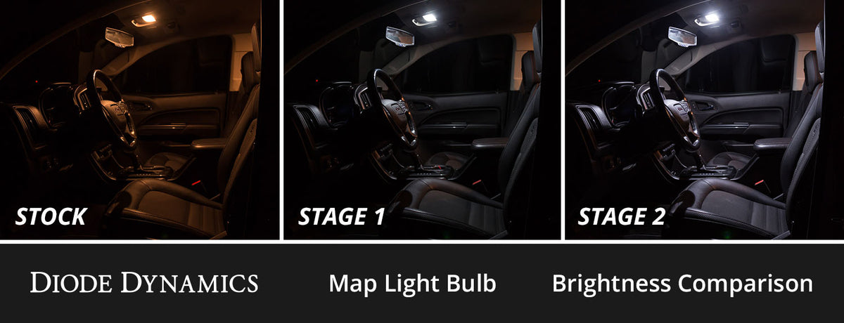 Diode Dynamics interior LED conversion kit for 1998-2006 Chevrolet Silverado – output comparison