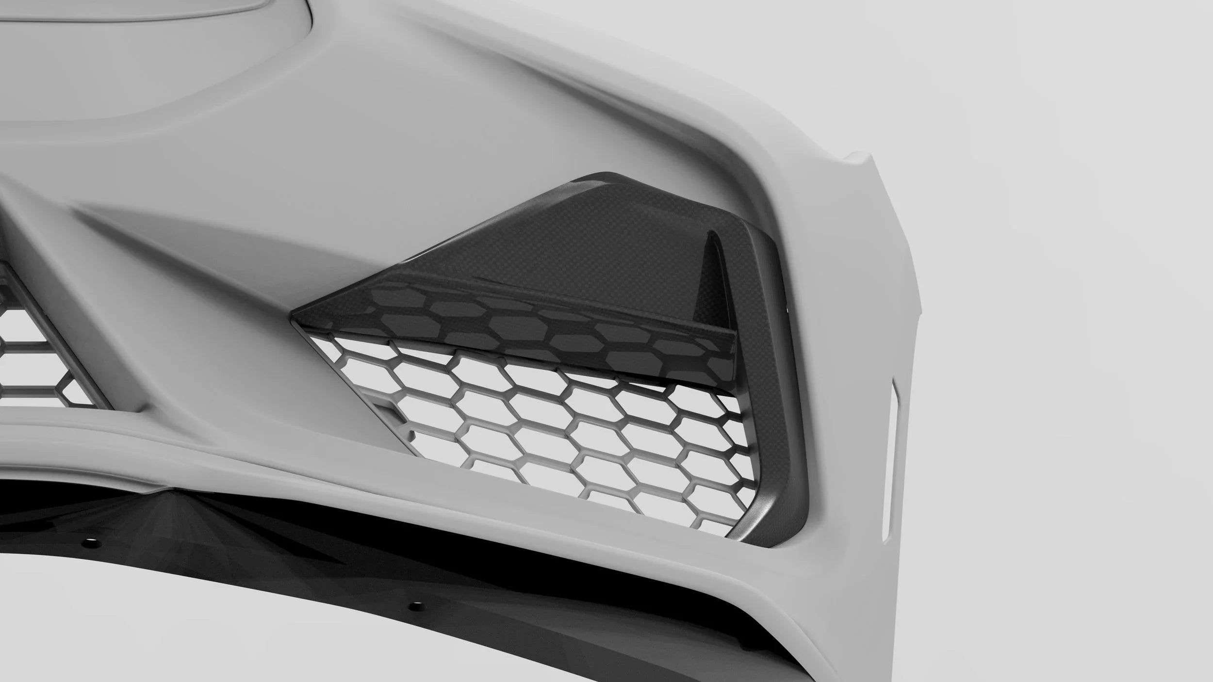 2024-Current Ford Mustang GT Dry Carbon Side Grille Trim Cover