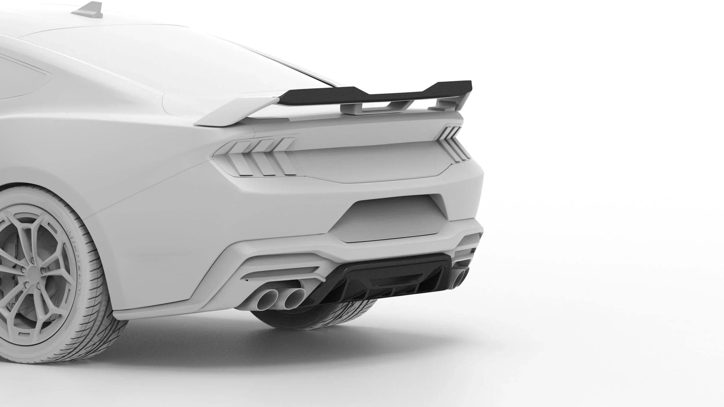 2024-Current Ford Mustang GT Performance Pack Wing Gurney Flap