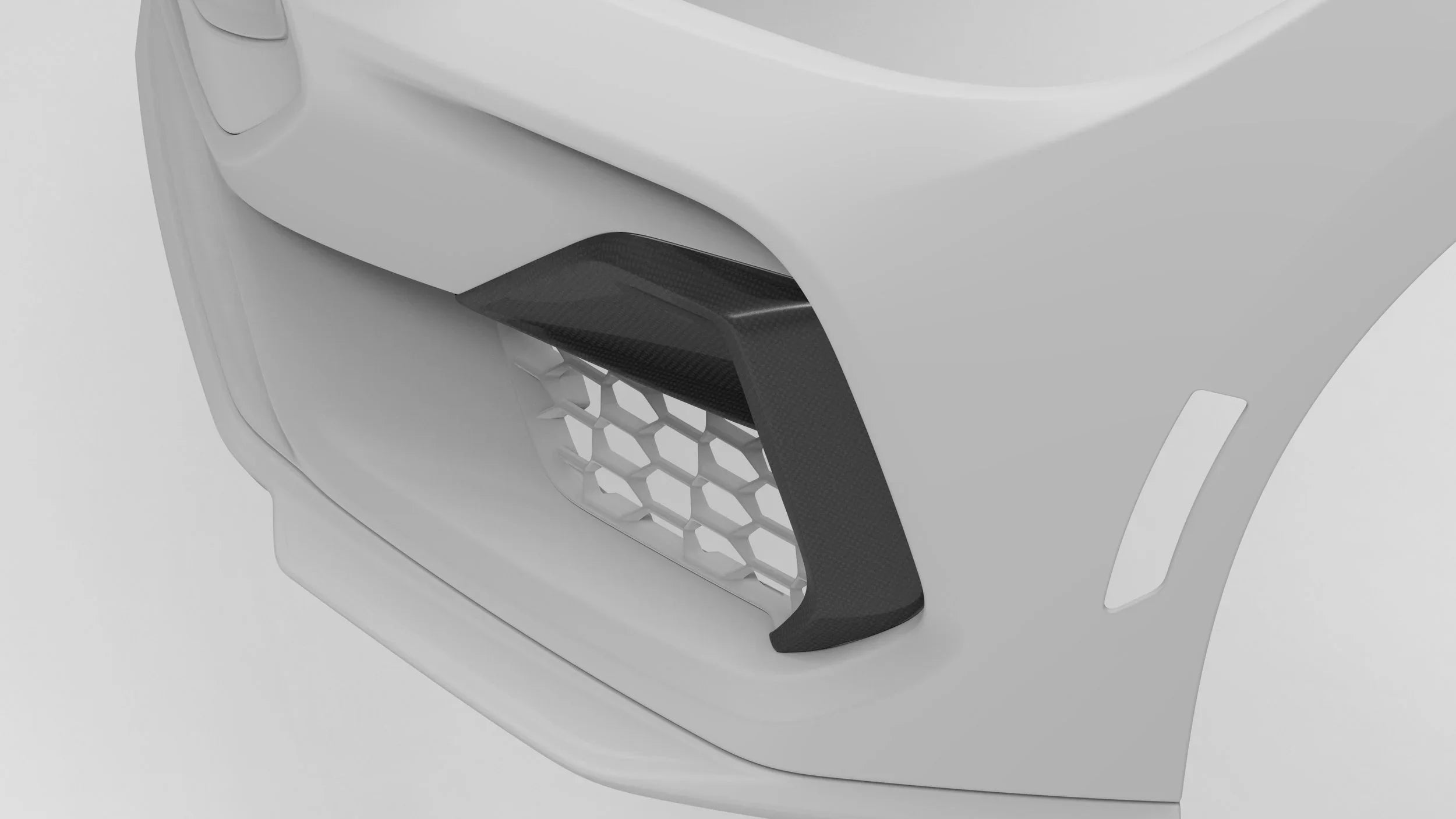 2024-Current Ford Mustang GT Dry Carbon Side Grille Trim Cover