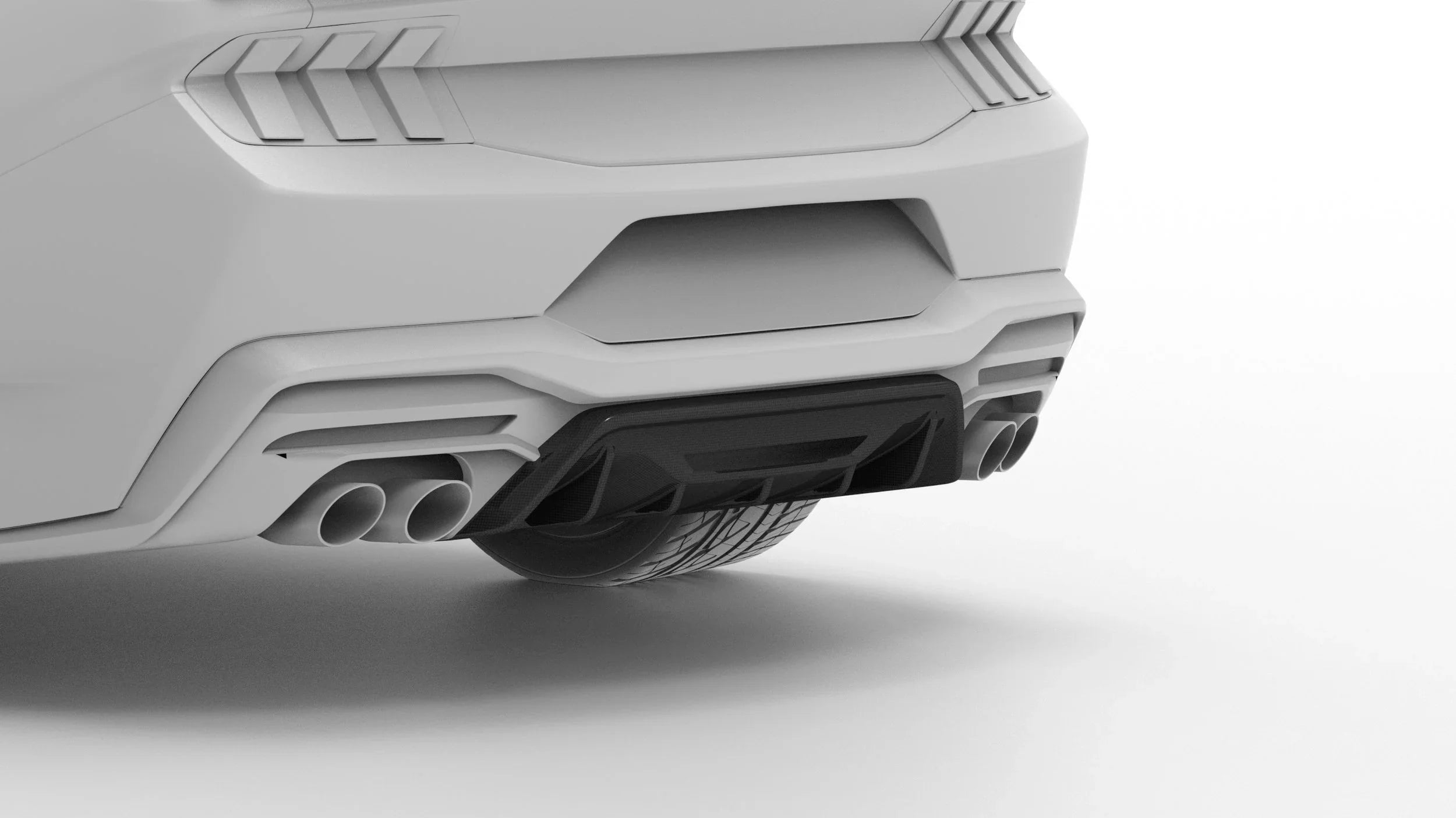 2024-Current Ford Mustang Rear Diffuser