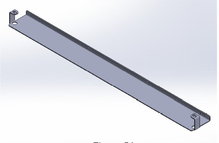 Diabolical Inc Visor Shelf for Jeep Wrangler, installed above the windshield
