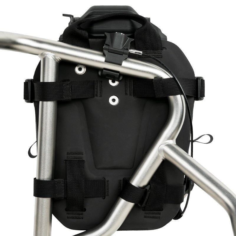 LOBOO Wanderer 6L Inflatable Motorcycle Crash Bar Bags – Waterproof TPU Adventure Side Bags with Air Cushion Protection, Universal Fit for 25mm Crash Bars, Touring & Off-Road Gear(Pair)