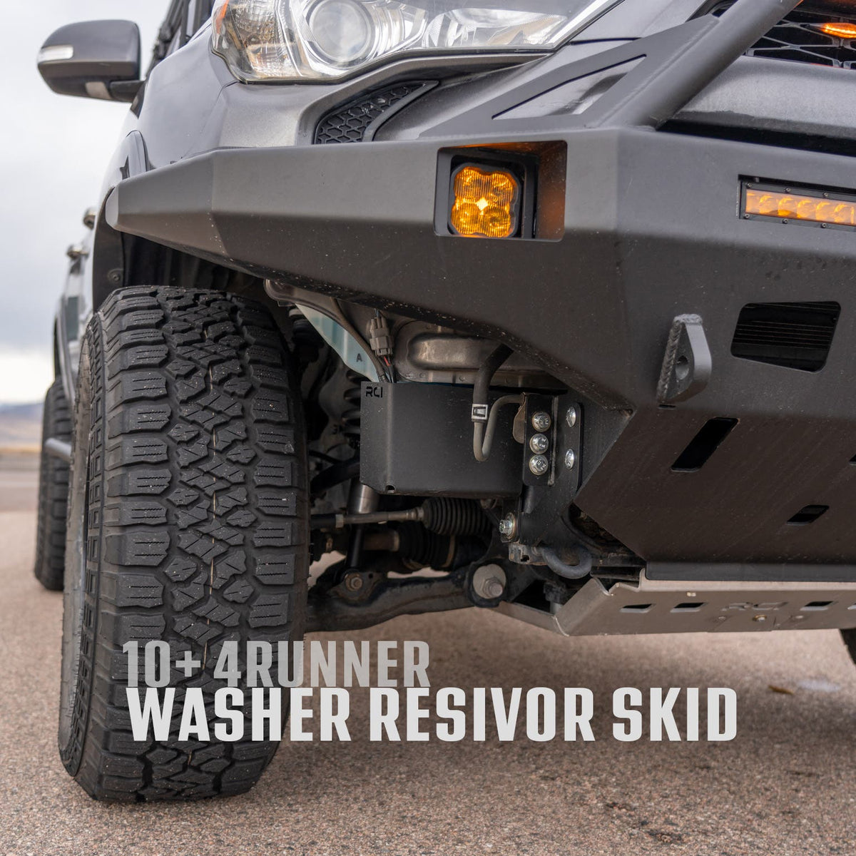 RCI washer fluid reservoir skid plate for 2010-2024 Toyota 4Runner