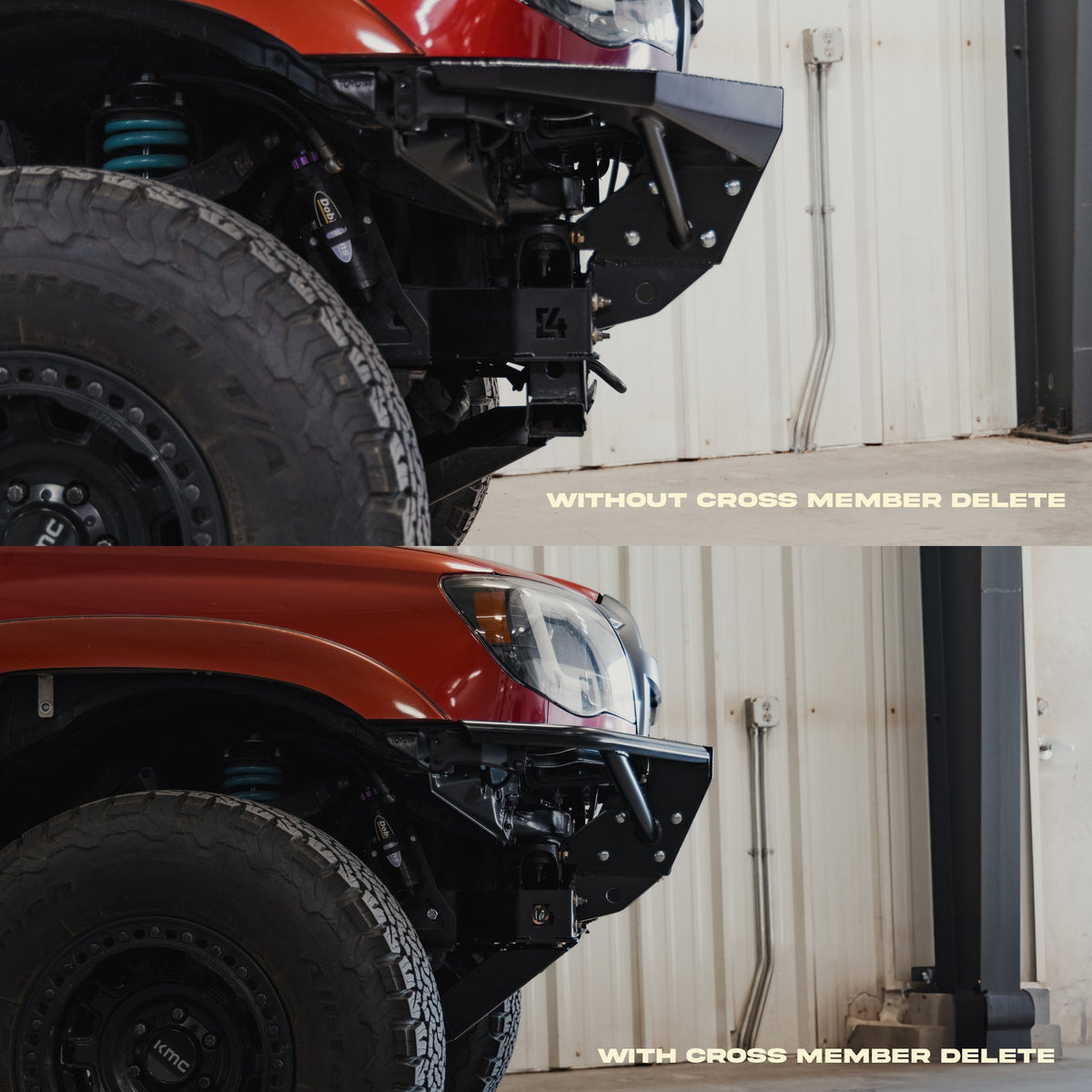 C4 Fabrication Tacoma Rock Runner Front Skid Plate w/ Cross Member Delete / 2nd Gen / 2005-2015