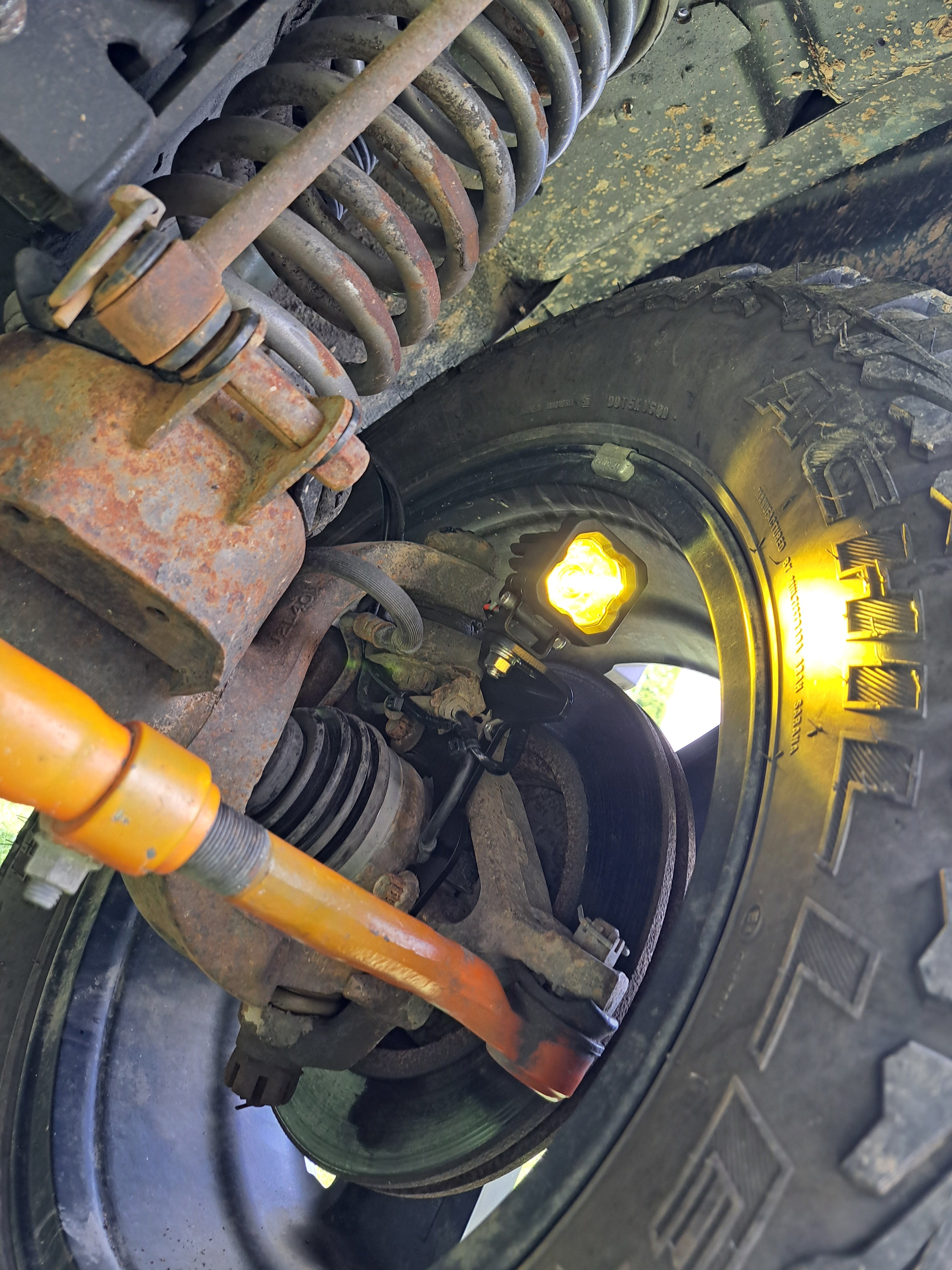 Jeep WJ Grand Cherokee Steerable Knuckle Pod Light Mounts (1999-2004)