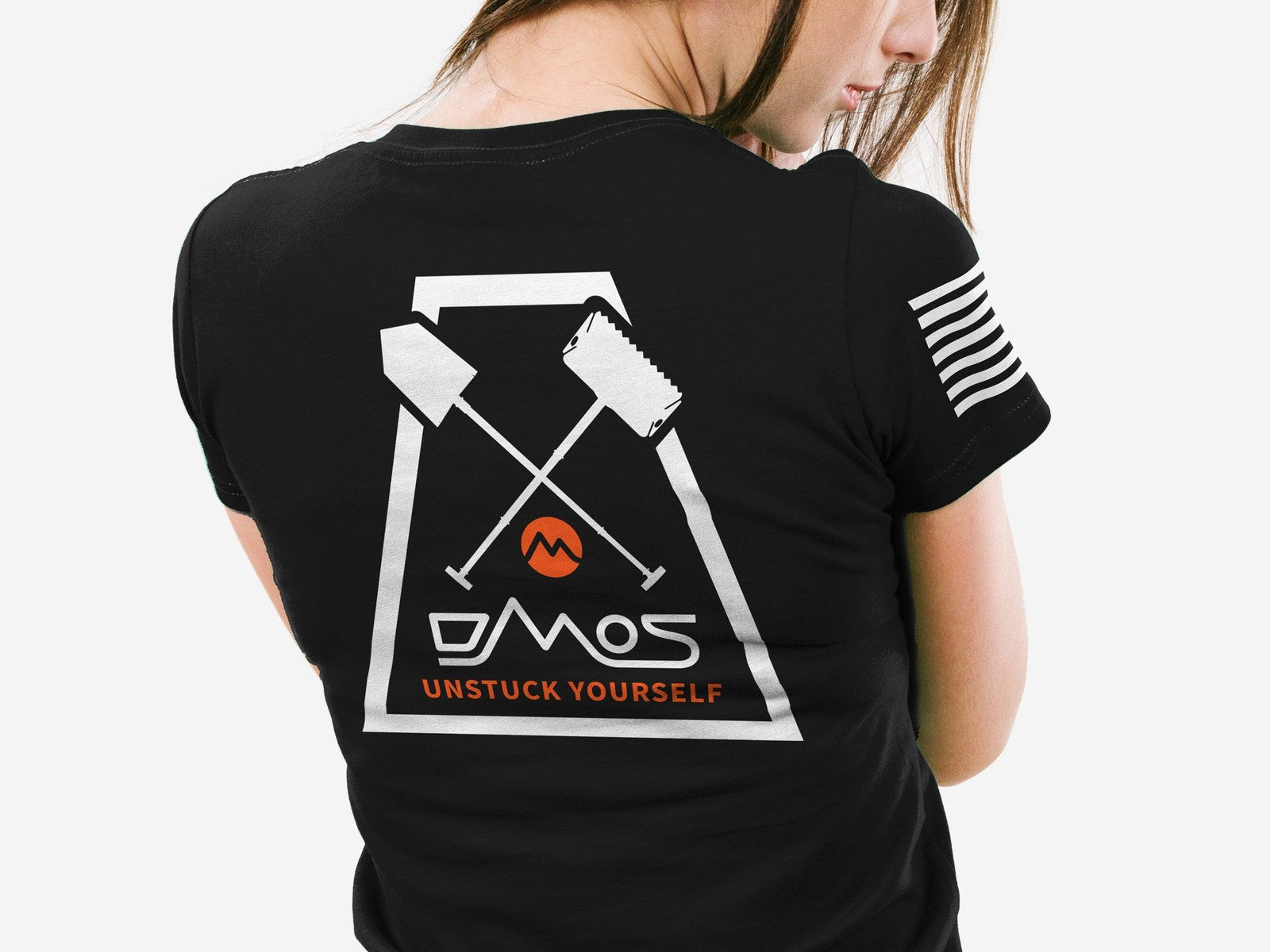 womens-t-shirt-dmos-trapezoid-back-with-flag-on-sleevewomens-t-shirt-dmos-trapezoid-back-with-flag-on-sleeveappareldmos-pro-shovel-toolsblacksmall-5635351 - NVMOS