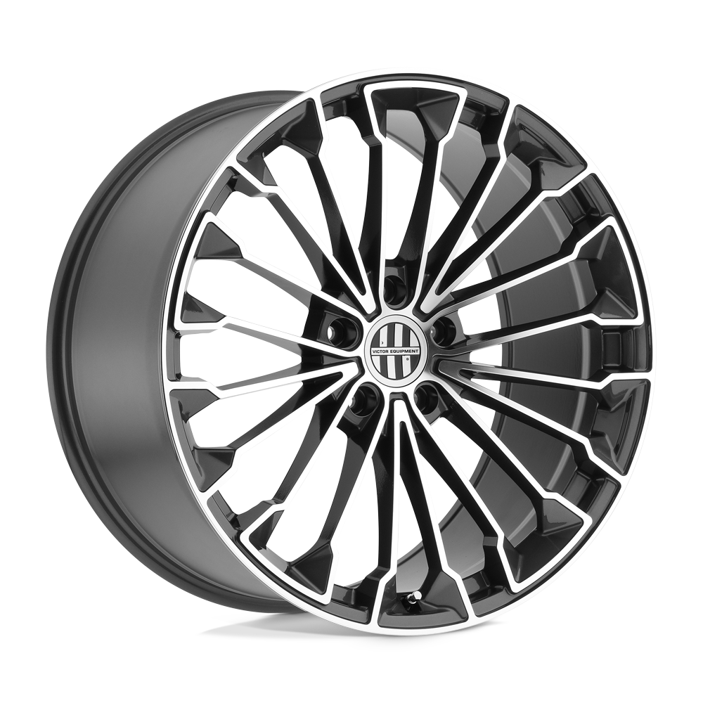 Victor Equipment Wurttemburg Wheel - Gunmetal w/ Mirror Cut Face