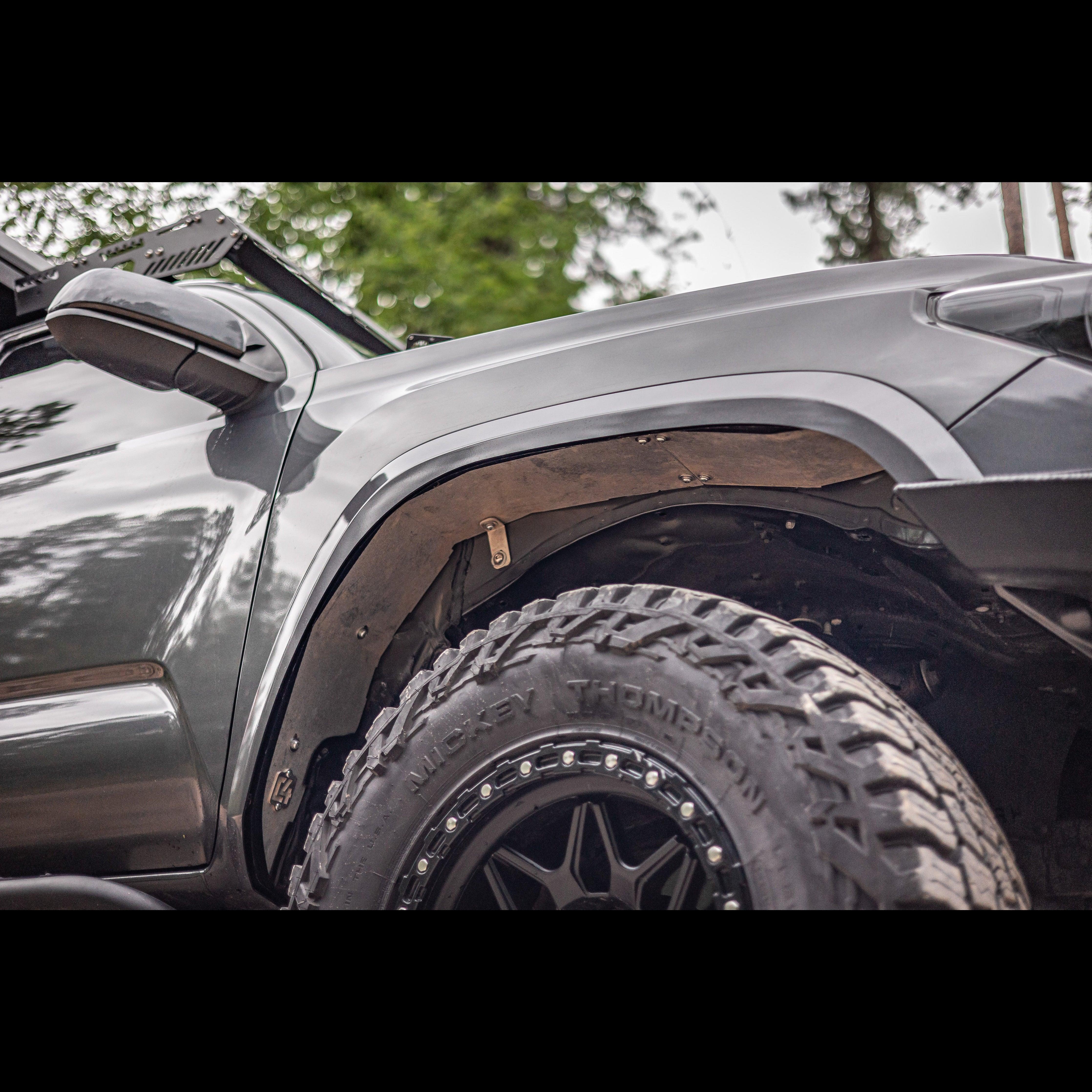 Toyota 4Runner with off-road accessories and Mickey Thompson all-terrain tire