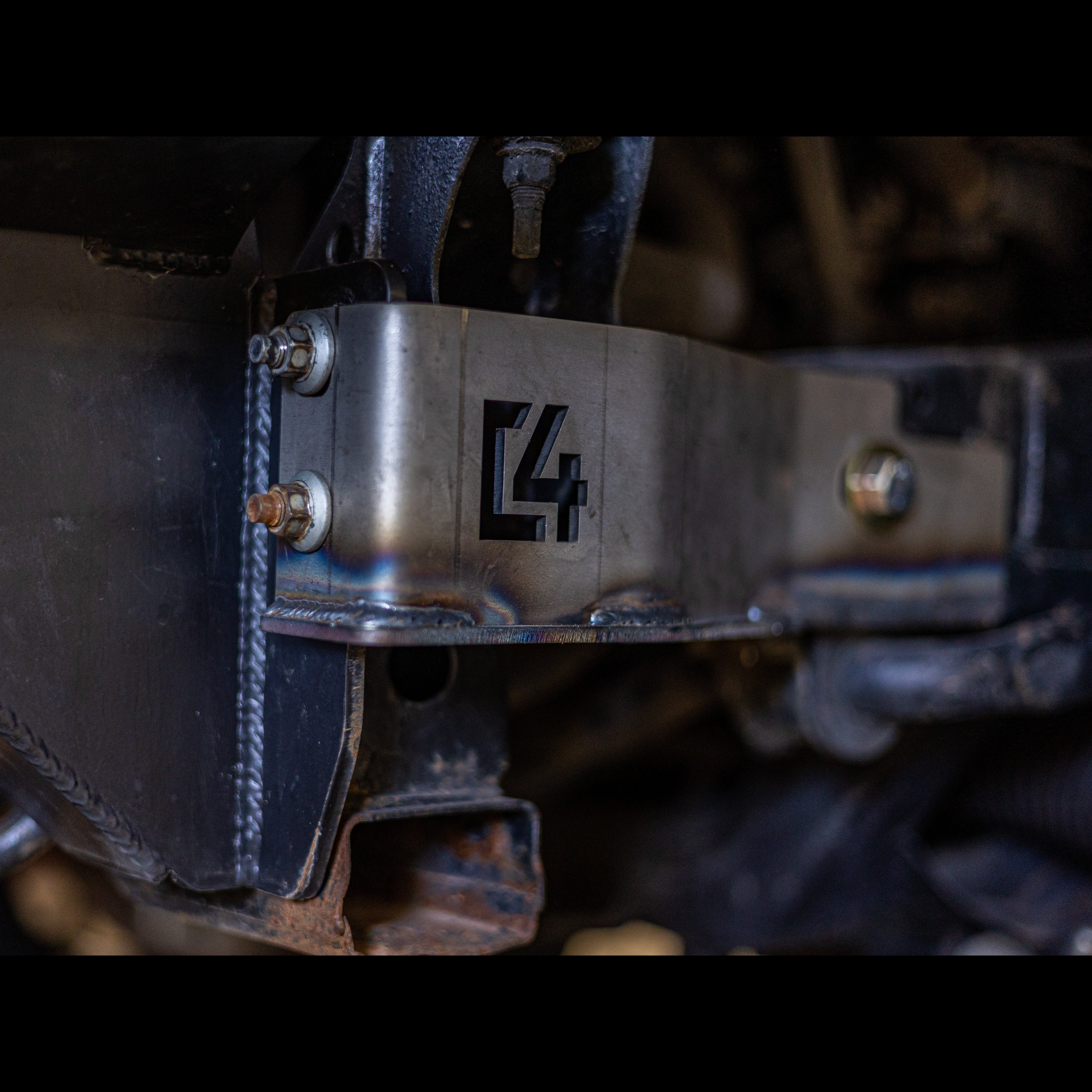 Soportes de soporte del marco del parachoques delantero de C4 Fabrication Tacoma / 2.ª generación / 2005-2015