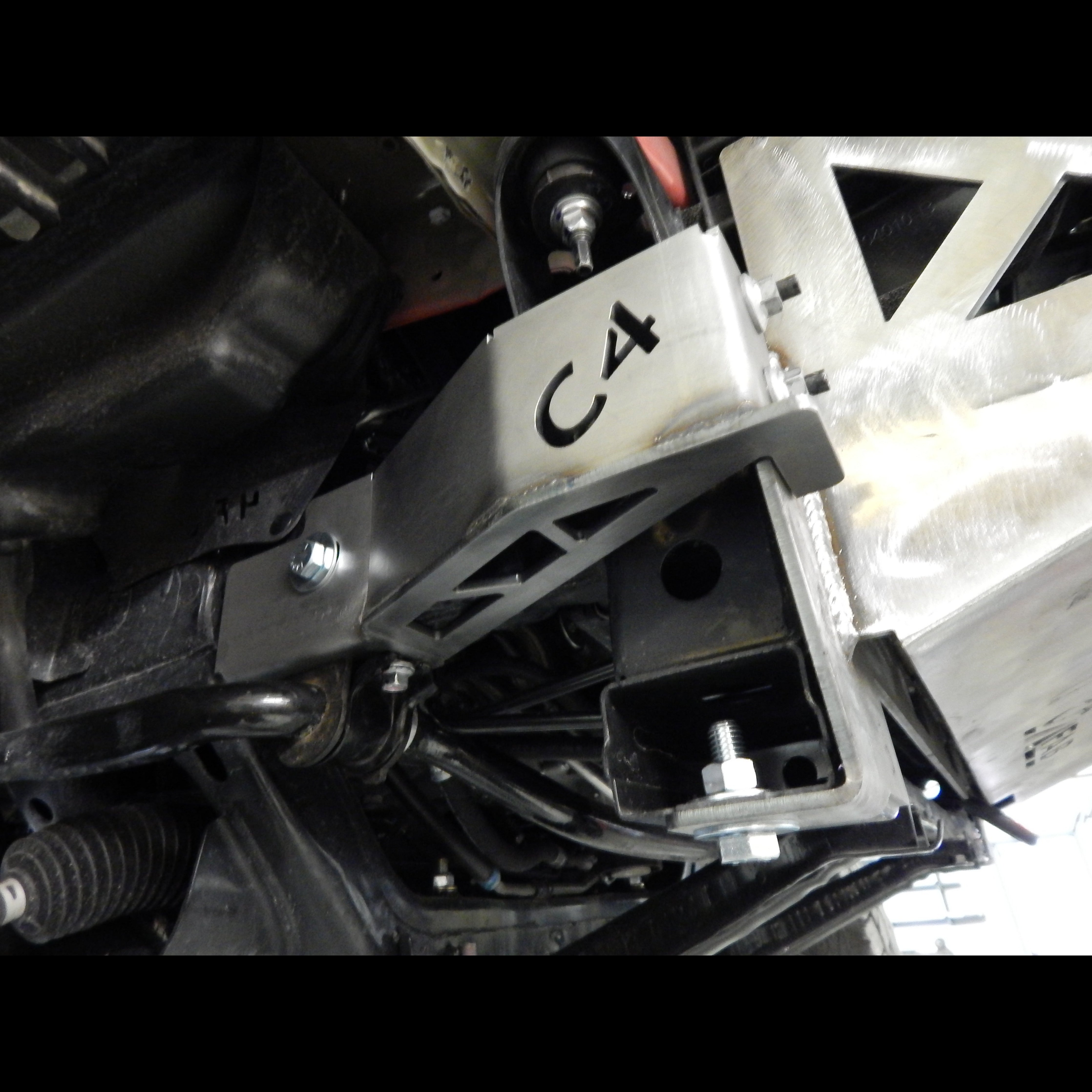 C4 Fabrication Tacoma Front Bumper Frame Support Brackets / 3rd Gen / 2016+