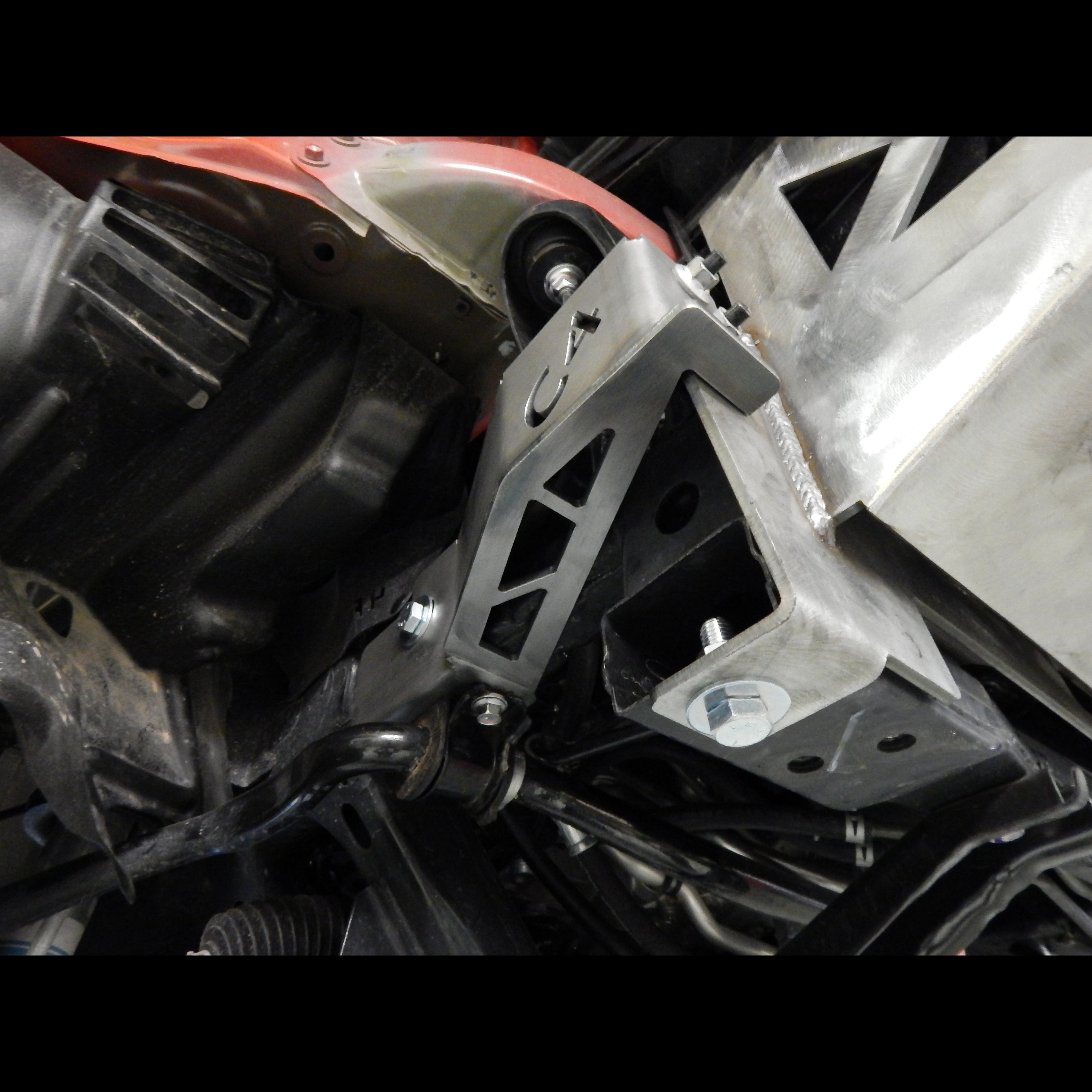 C4 Fabrication Tacoma Front Bumper Frame Support Brackets / 3rd Gen / 2016+