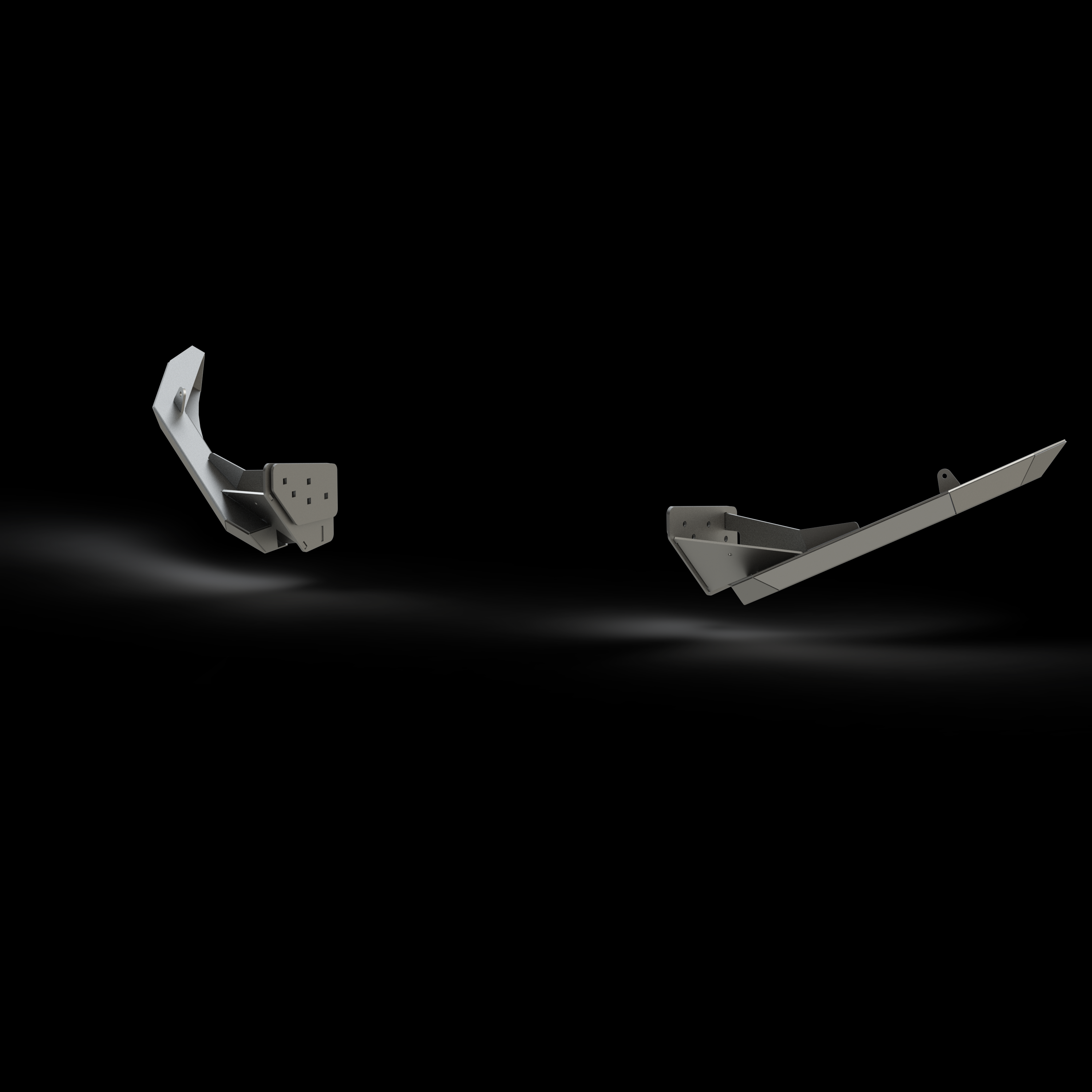 Adiciones de parachoques de gran altura libre para C4 Fabrication 4Runner Lo Pro / 5.ª generación / 2014+