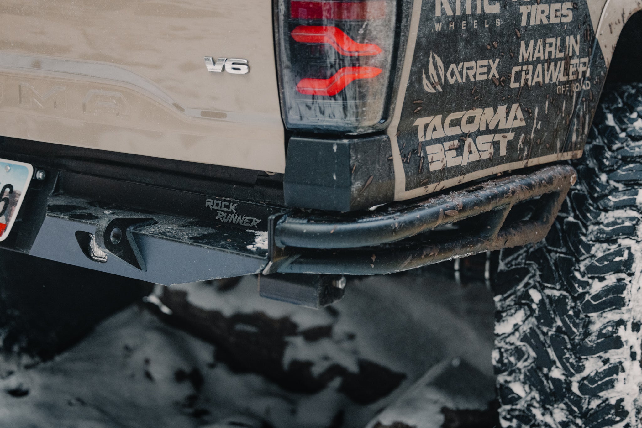 C4 Fabrication Tacoma Rock Runner High Clearance Rear Bumper / 3rd Gen / 2016+