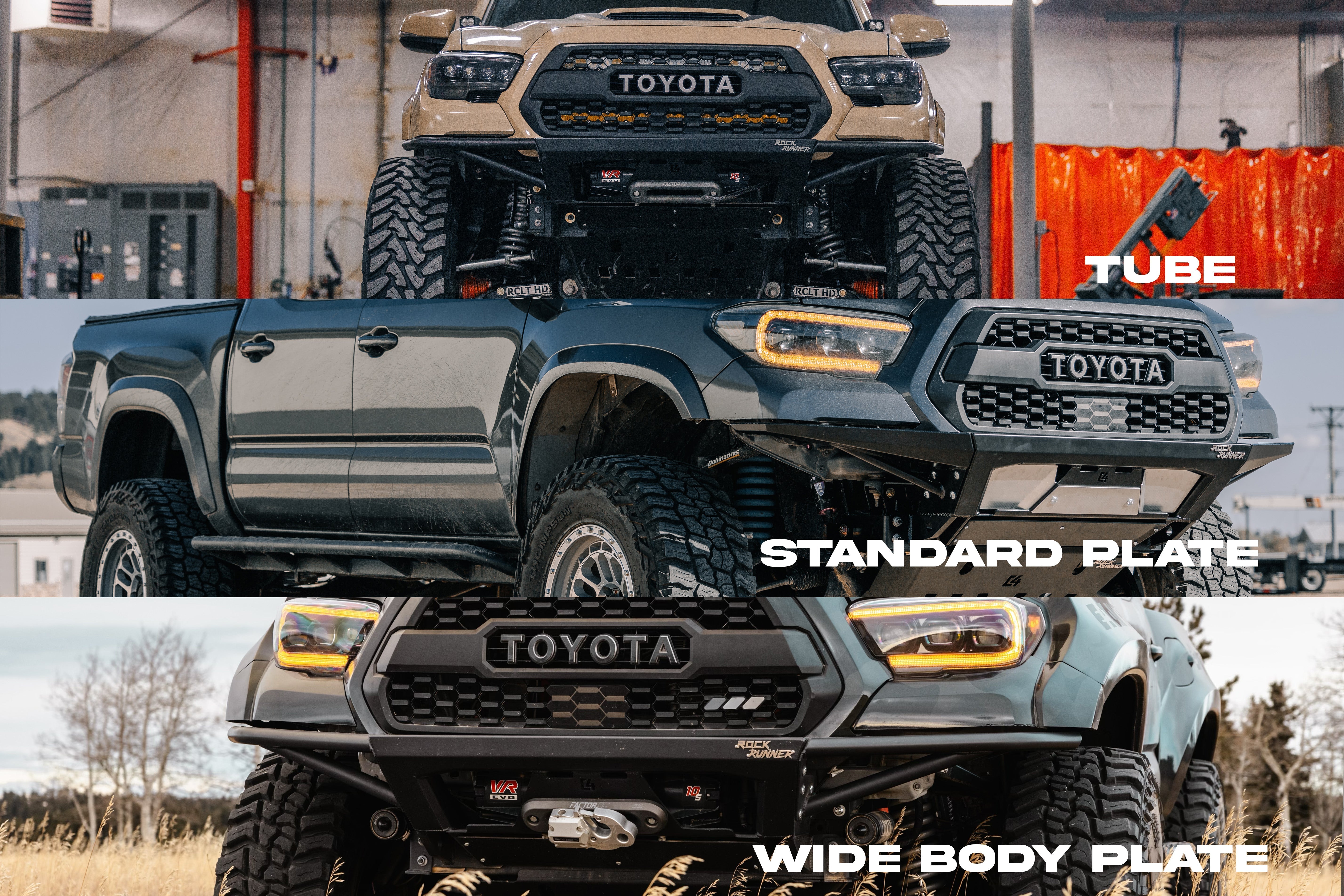 C4 Fabrication Tacoma Rock Runner Front Bumper / 3rd Gen / 2016+