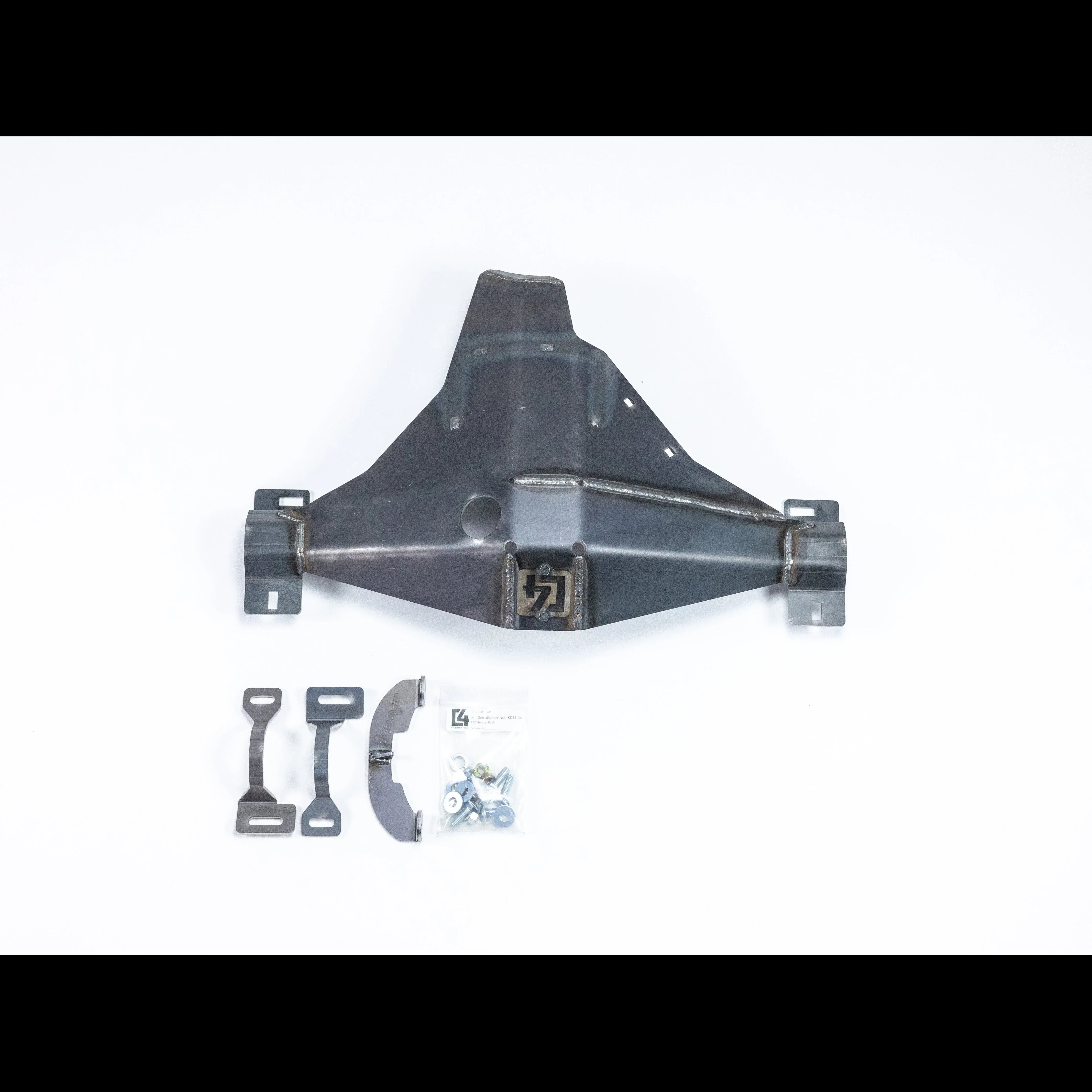 Steel differential skid plate kit with hardware for off-road Toyota Tacoma