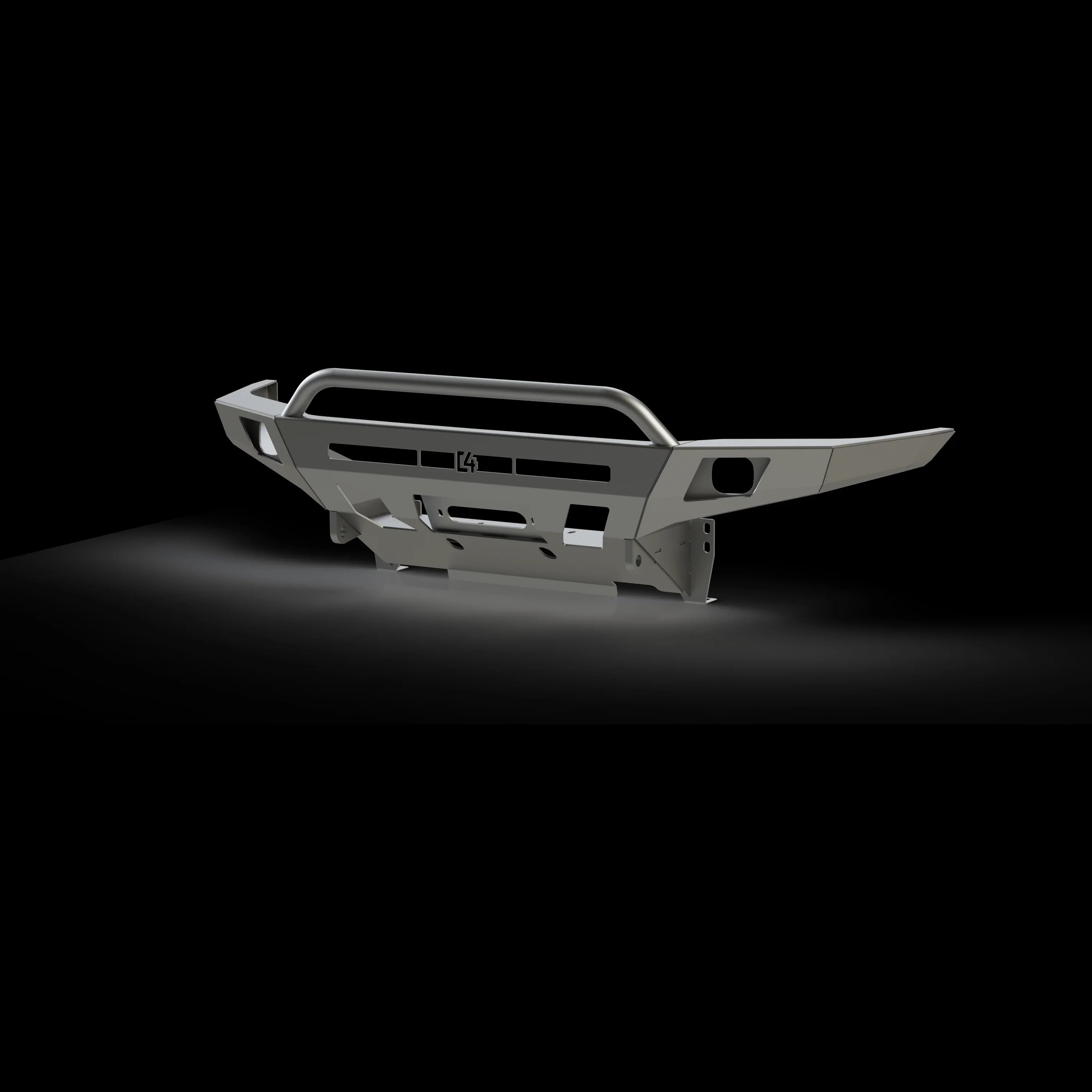 Steel overland front bumper for Toyota Tacoma 2016+, off-road vehicle accessory