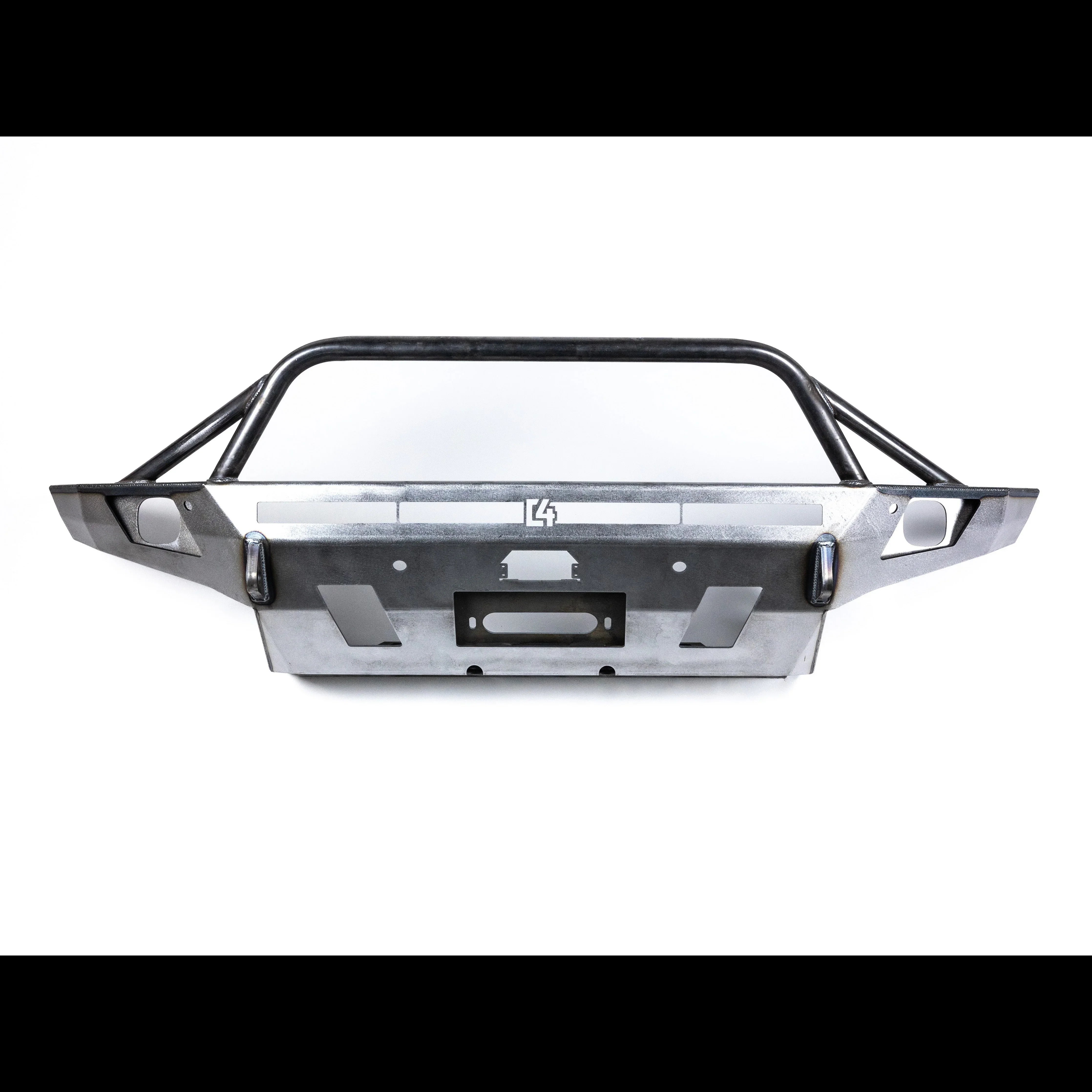Steel front bumper for Toyota Tundra, winch mount, off-road overland accessory
