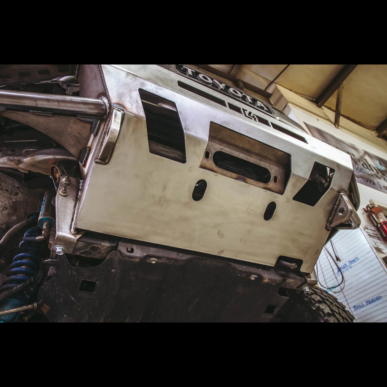 Toyota Tacoma front skid plate undercarriage protection for off-road and overlanding