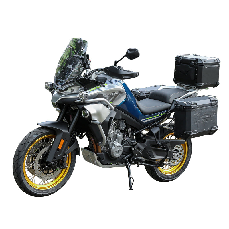 Aluminum Side Panniers, Top Case & Mounting Rack System for CFMOTO 800MT(2021-)