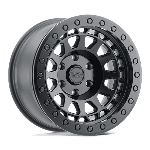 Black Rhino Primm Beadlock wheel in Matte Black with Black Bolts, universal fit