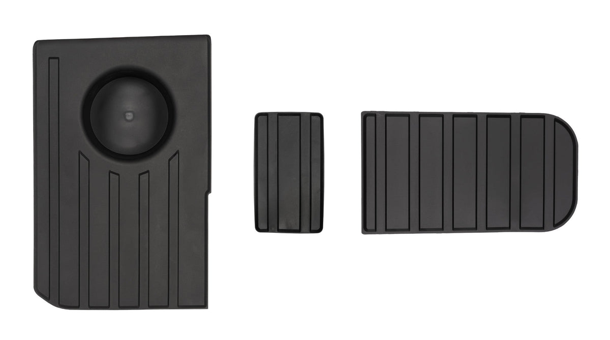 AJT Design 3-piece center console tray liner for 2014-2021 Toyota Tundra - black