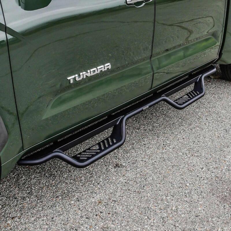 Westin Outlaw Drop Nerf Step Bars, CrewMax, fits Toyota Tundra