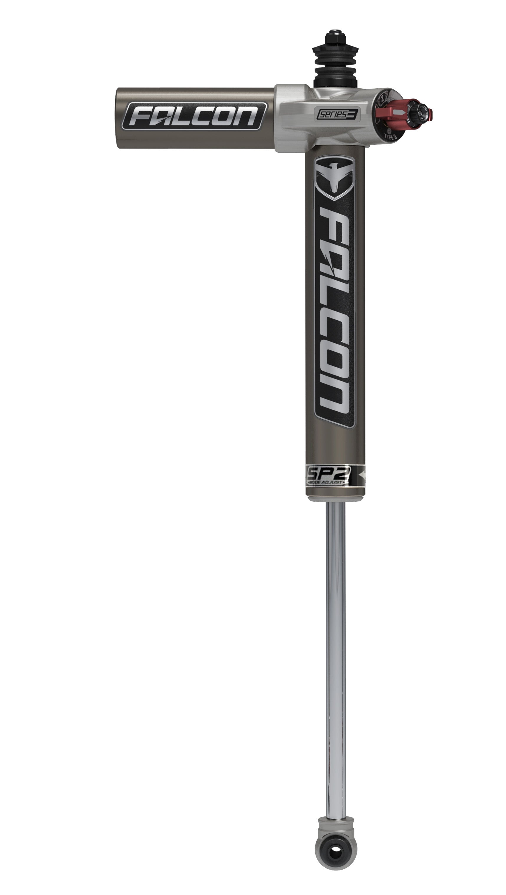 JK: Falcon 3.3 SP2 Piggyback Front Right Shock (5-6" Lift)