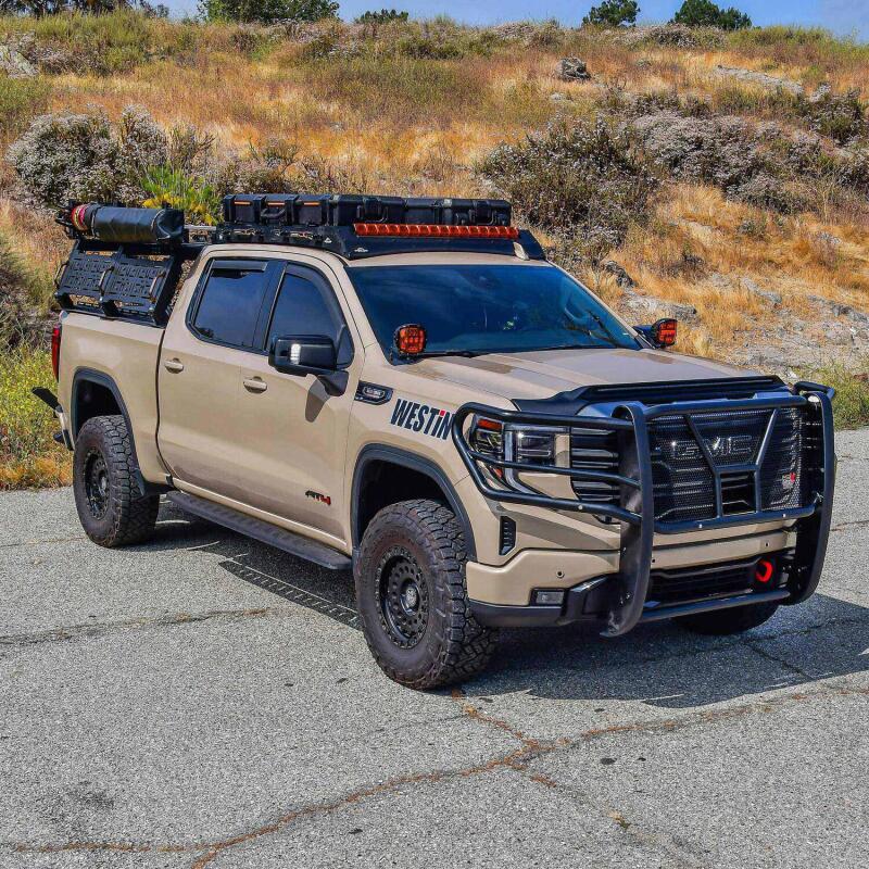 Westin HDX Grille Guard, One-Piece, fits GMC Sierra 1500