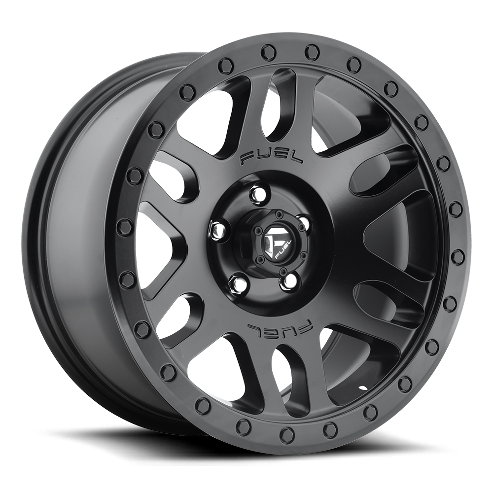 Fuel Recoil D584 Matte Black wheel, universal fit